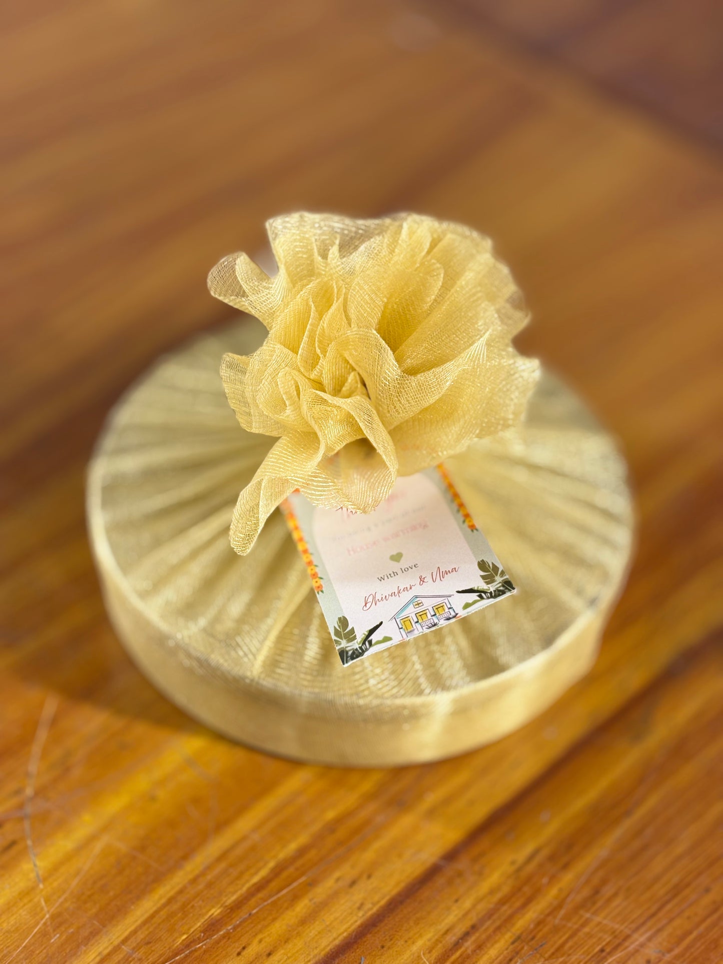 6 Inch Brass Spice Box Return Gift | Traditional Brass Masala Box | Wedding & Home Favor Under ₹1000