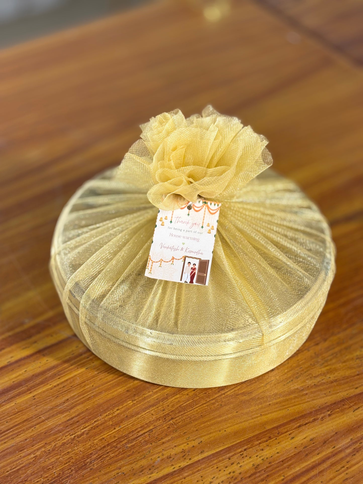 8 Inch Brass Spice Box Return Gift | Traditional Brass Masala Box | Wedding & Kitchen Favor Under ₹2500