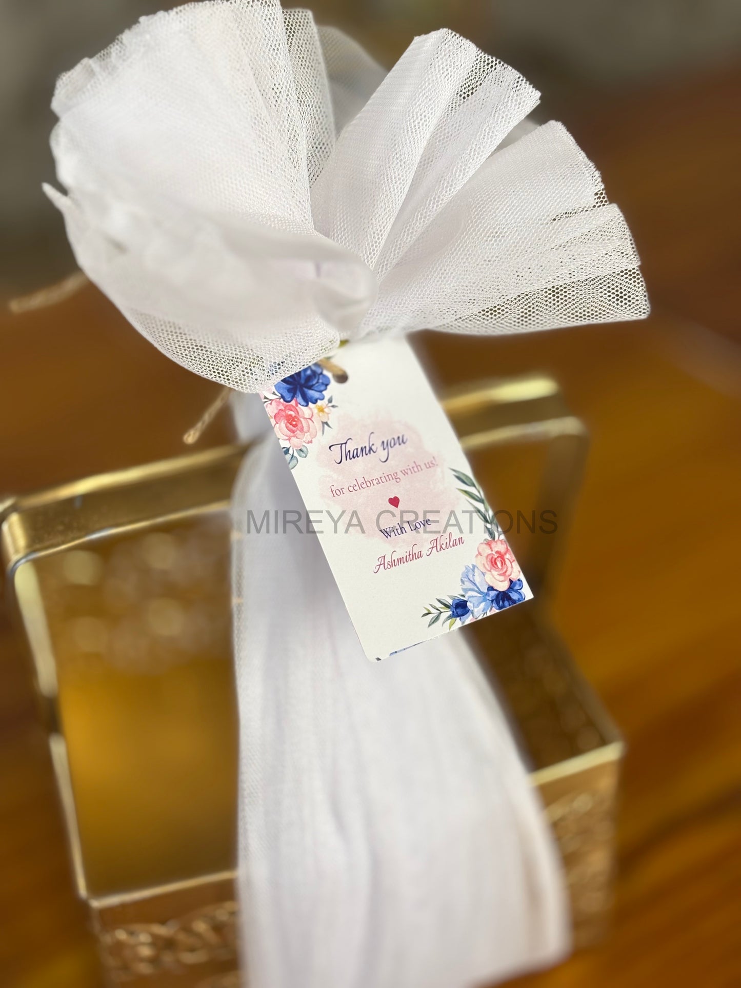 6 Inch Decorative Tray Return Gift | Elegant Serving Tray | Wedding & Housewarming Favor Under ₹300