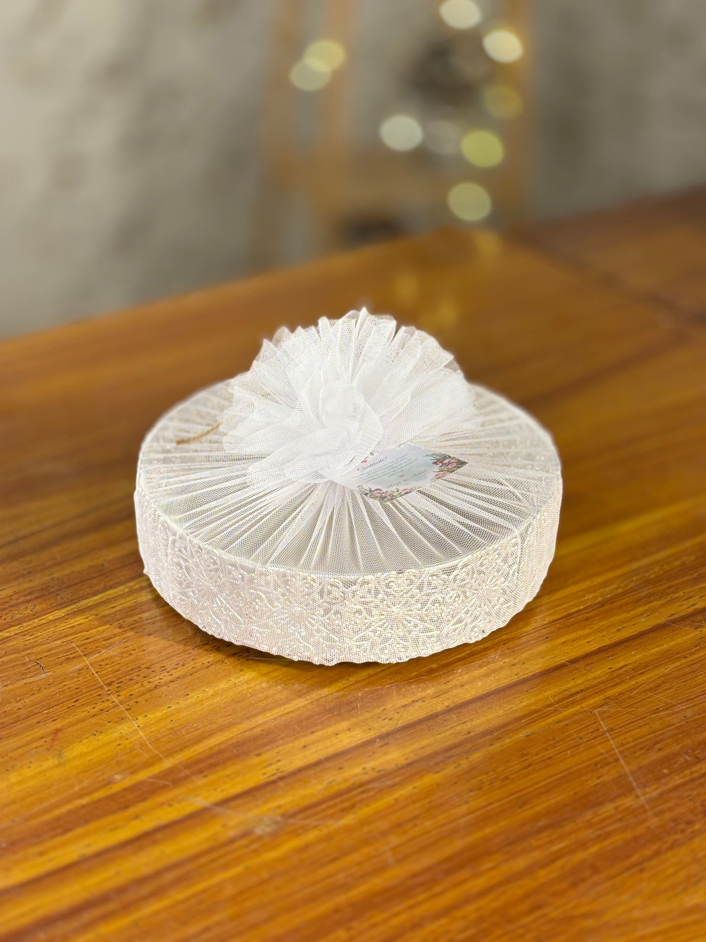 8 Inch German Silver Tray Return Gift | Elegant Silver Finish Tray | Wedding & Housewarming Favor Under ₹500