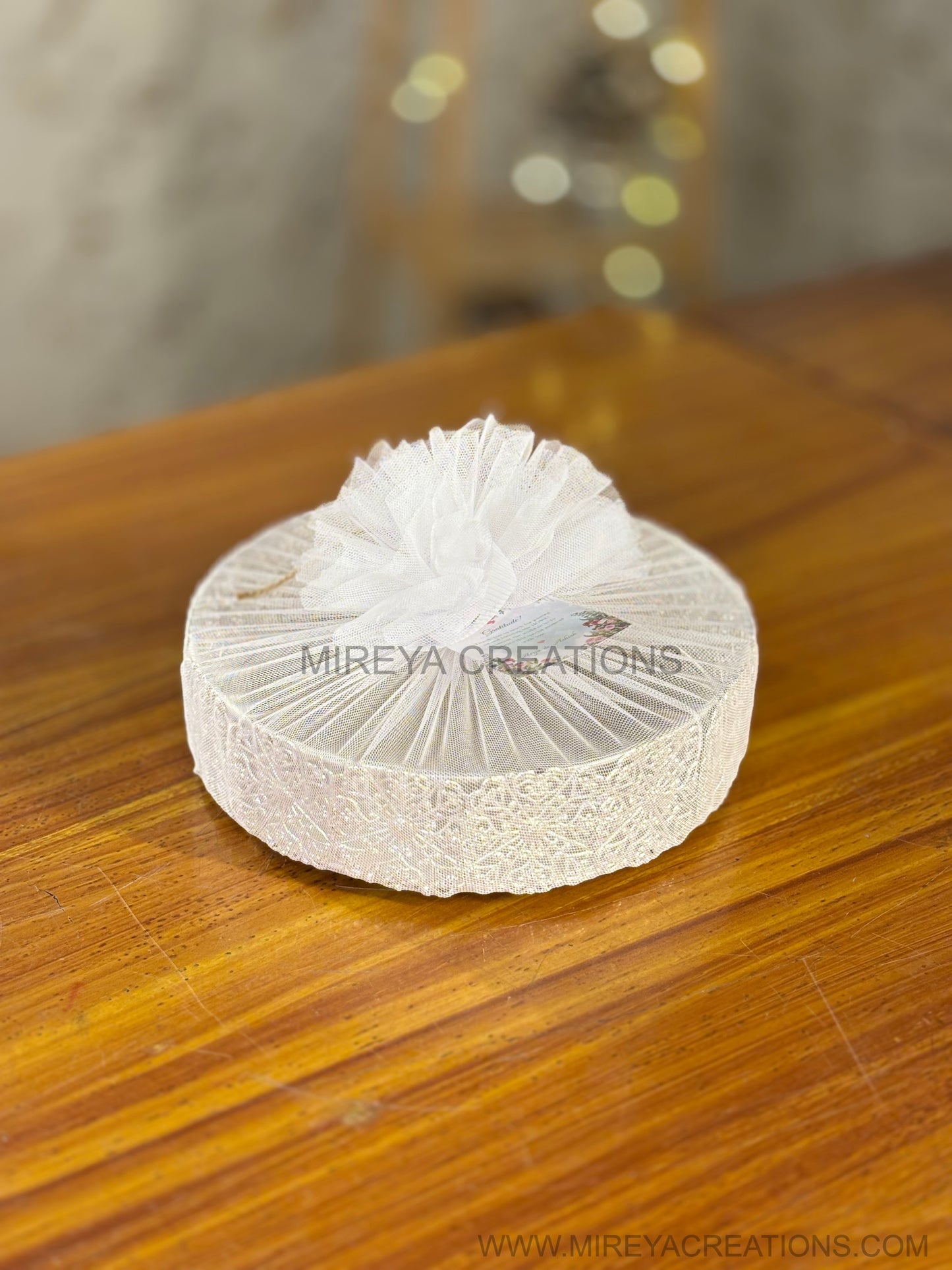 8 Inch German Silver Tray Return Gift | Elegant Silver Finish Tray | Wedding & Housewarming Favor Under ₹500