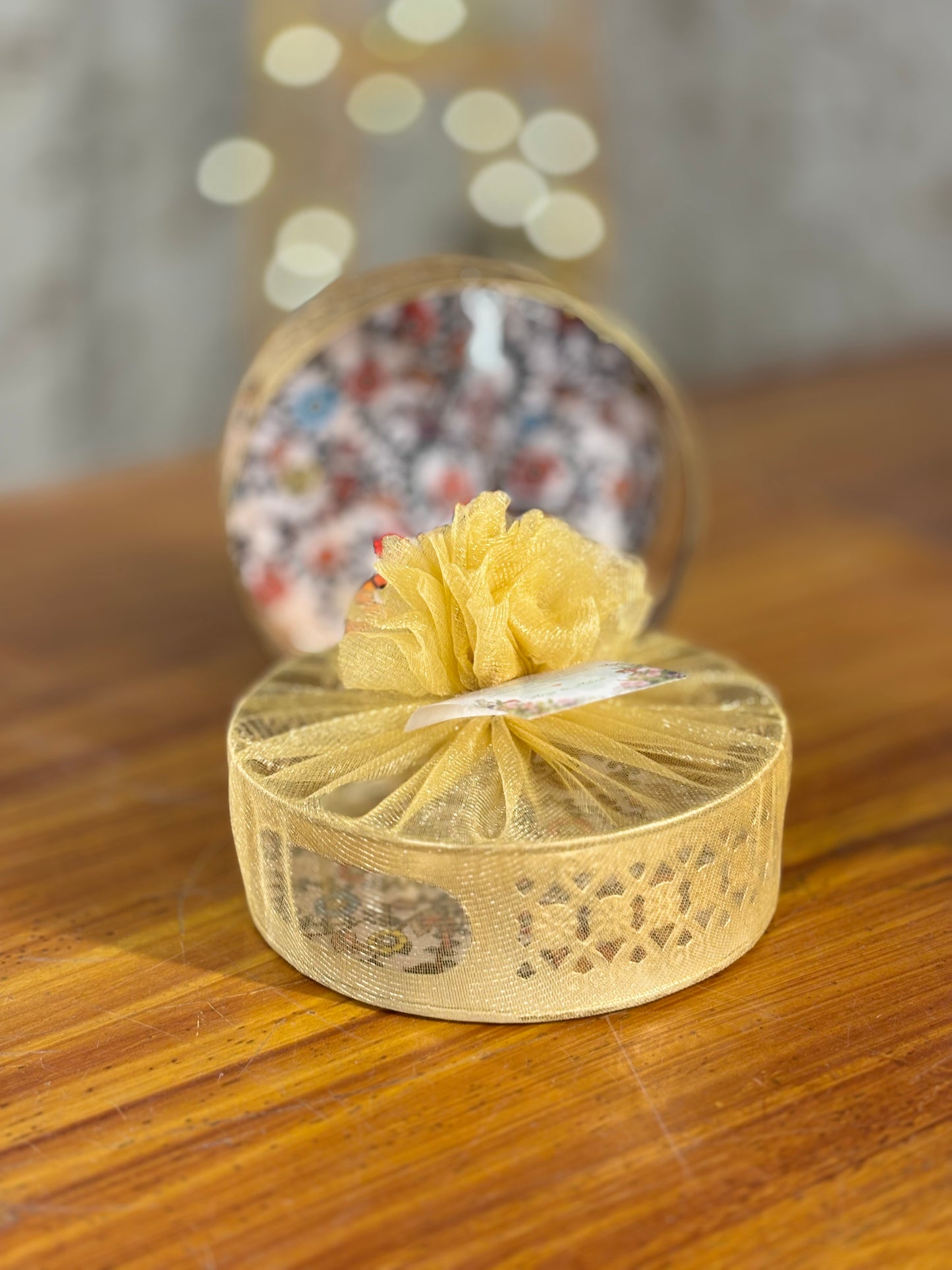 6 Inch Printed Tray Return Gift | Decorative Printed Tray | Wedding & Housewarming Favor Under ₹300