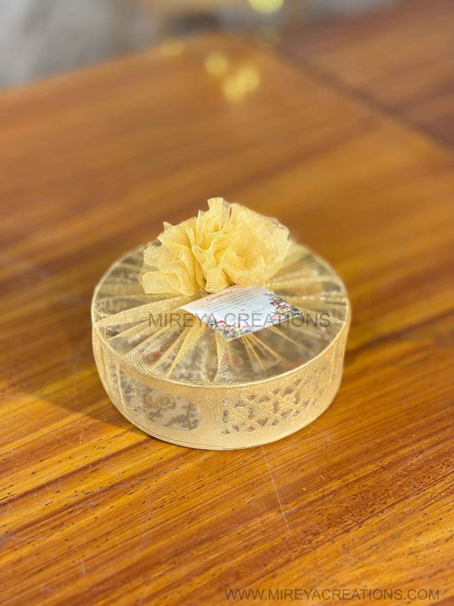 6 Inch Printed Tray Return Gift | Decorative Printed Tray | Wedding & Housewarming Favor Under ₹300