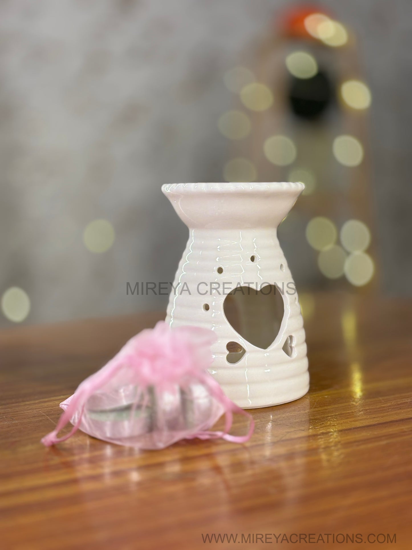 Ceramic Aroma Burner Return Gift | Fragrance Burner with Tealights | Housewarming & Wedding Favor Under ₹200