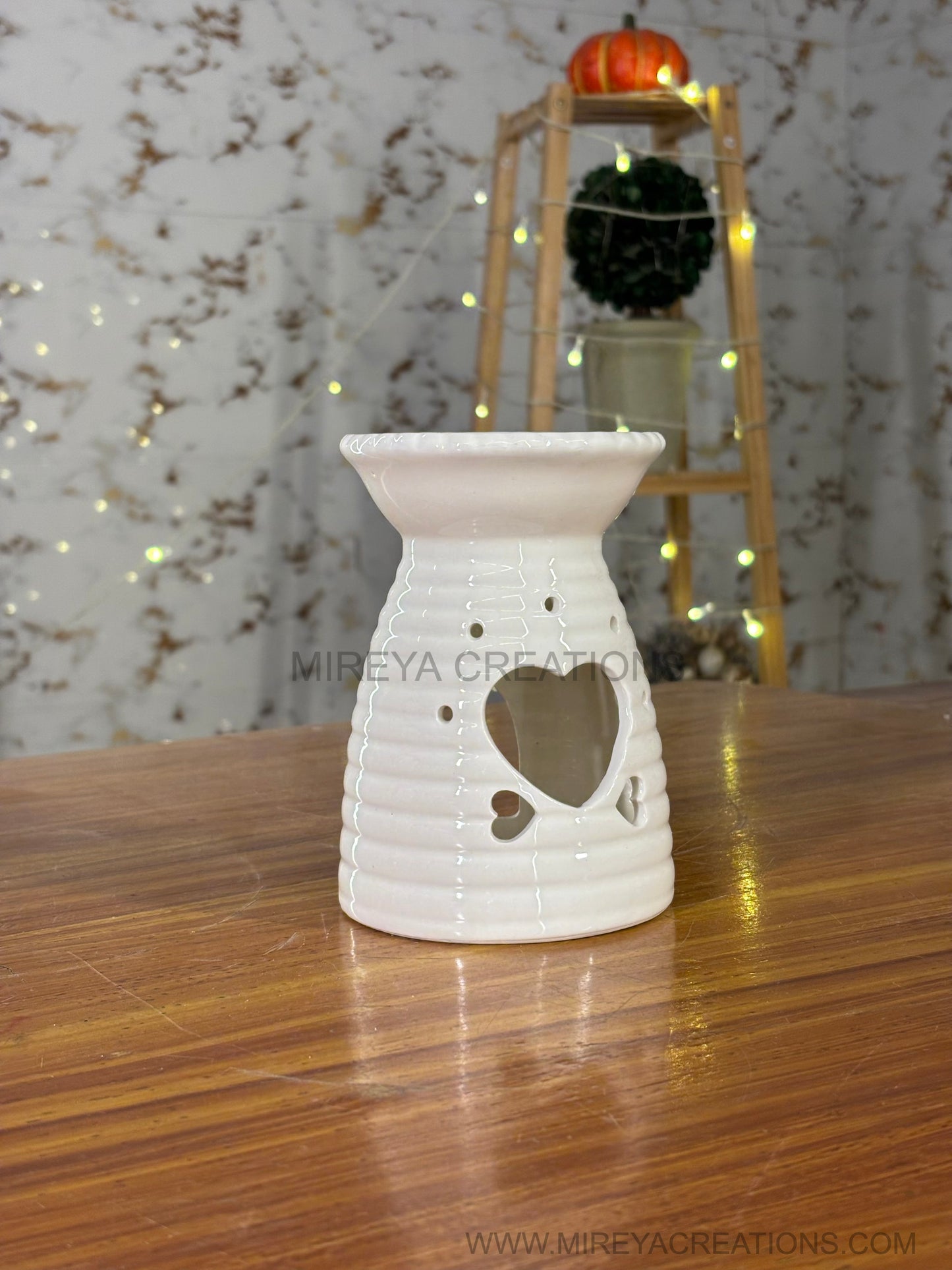 Ceramic Aroma Burner Return Gift | Fragrance Burner with Tealights | Housewarming & Wedding Favor Under ₹200