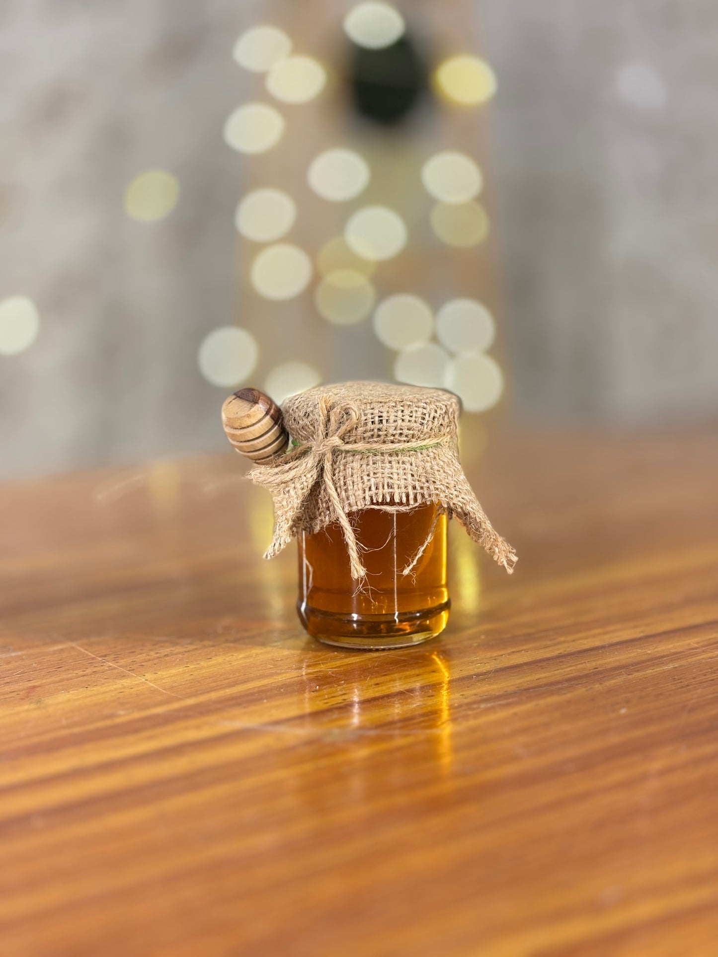 Honey Jar with Dipper | Gourmet Honey Return Gift | Wedding & Festive Favor