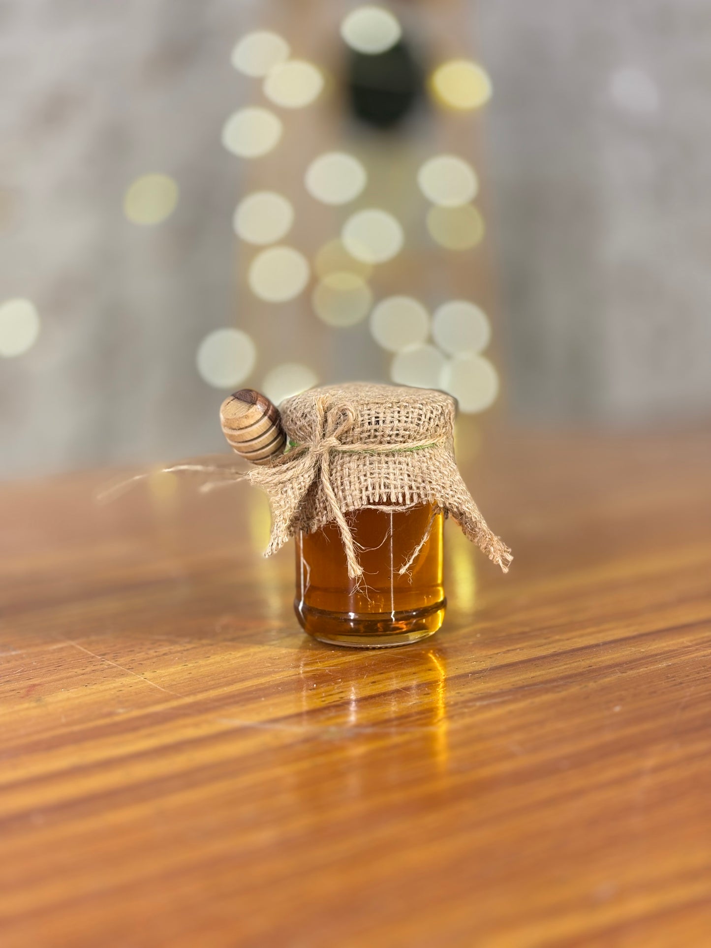 Honey Jar with Dipper | Gourmet Honey Return Gift | Wedding & Festive Favor