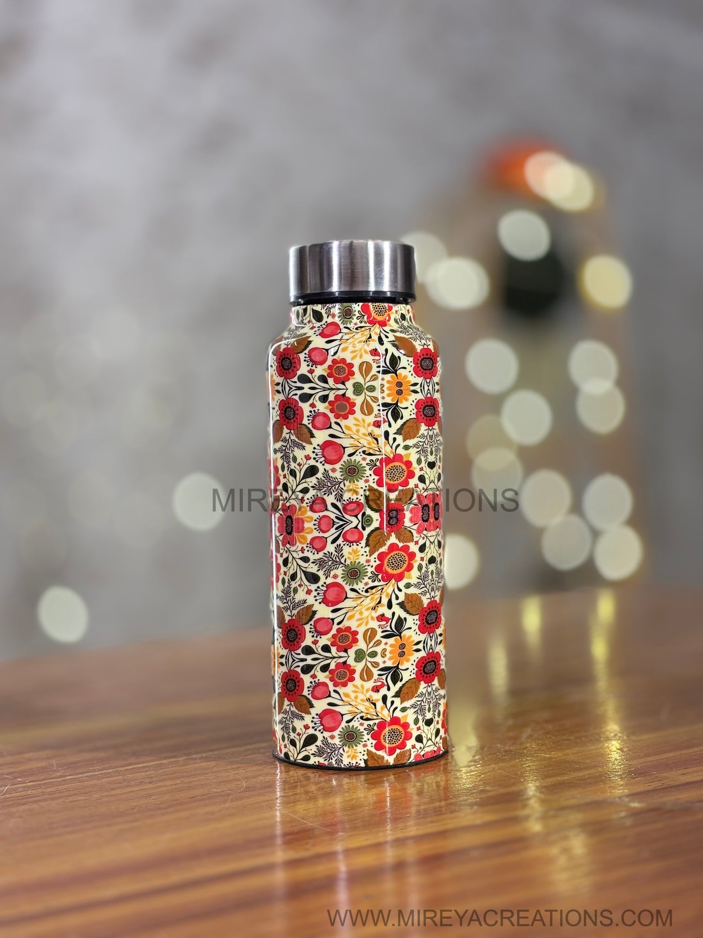 Printed Stainless Steel Bottle Return Gift | Stylish Printed Water Bottle | Wedding & Corporate Favor Under ₹500