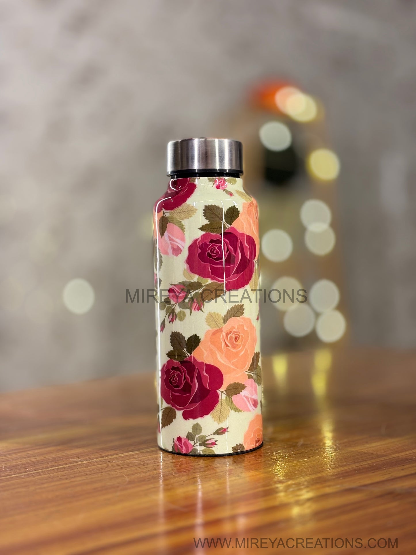Printed Stainless Steel Bottle Return Gift | Stylish Printed Water Bottle | Wedding & Corporate Favor Under ₹500