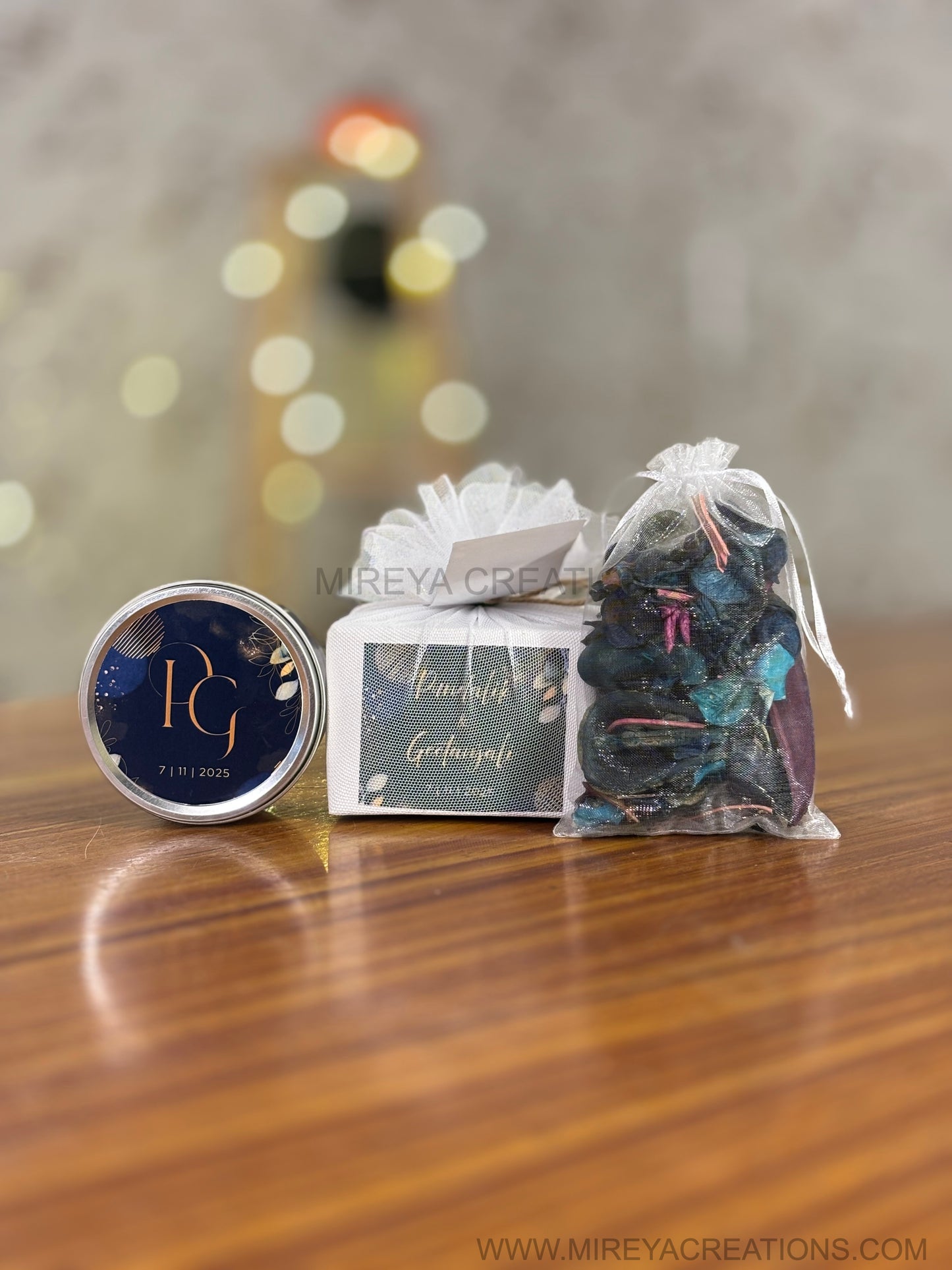 Tin Candle & Potpourri Return Gift | Fragrance Combo Set | Wedding & Home Decor Favor Under ₹200