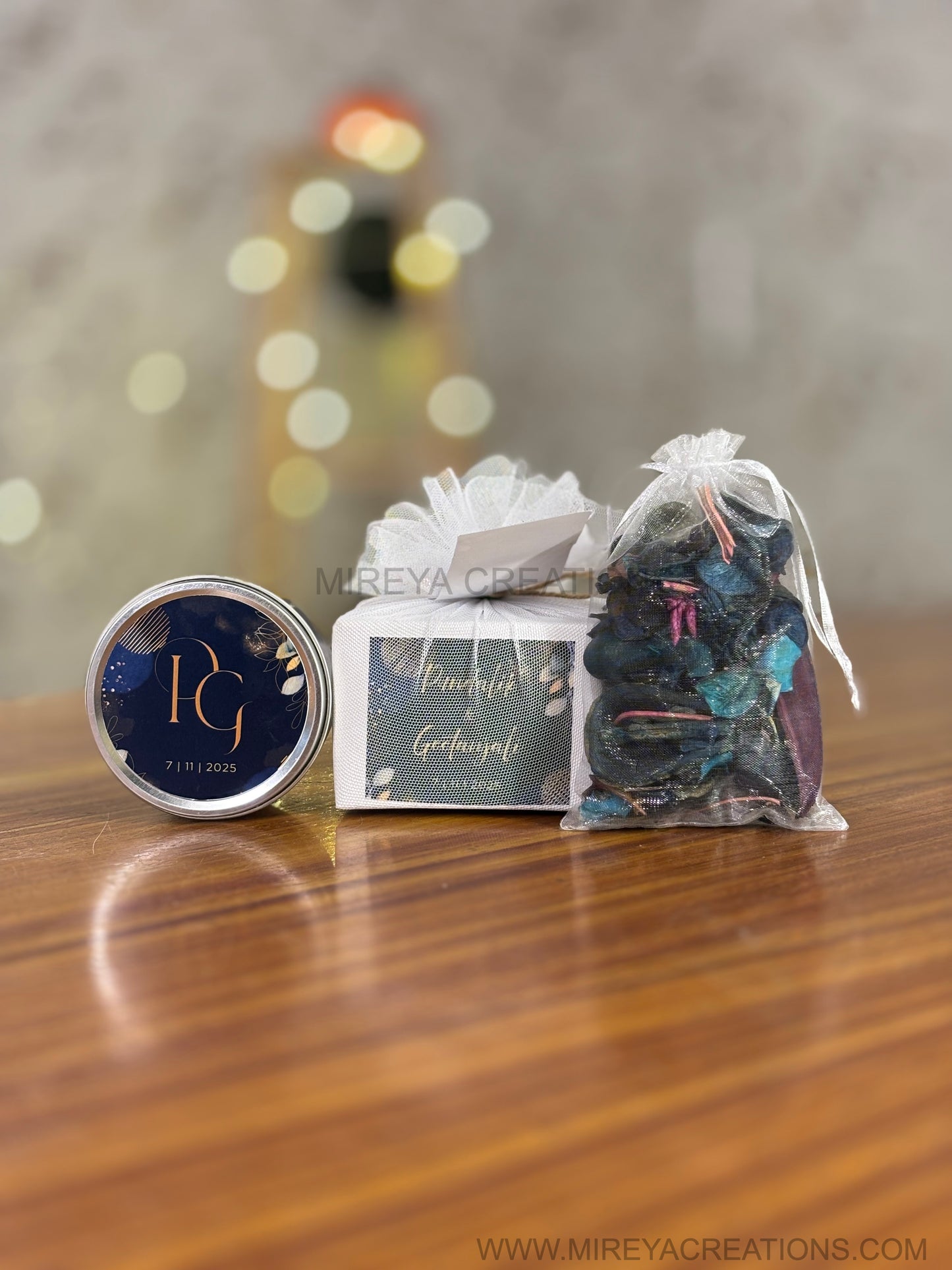 Tin Candle & Potpourri Return Gift | Fragrance Combo Set | Wedding & Home Decor Favor Under ₹200