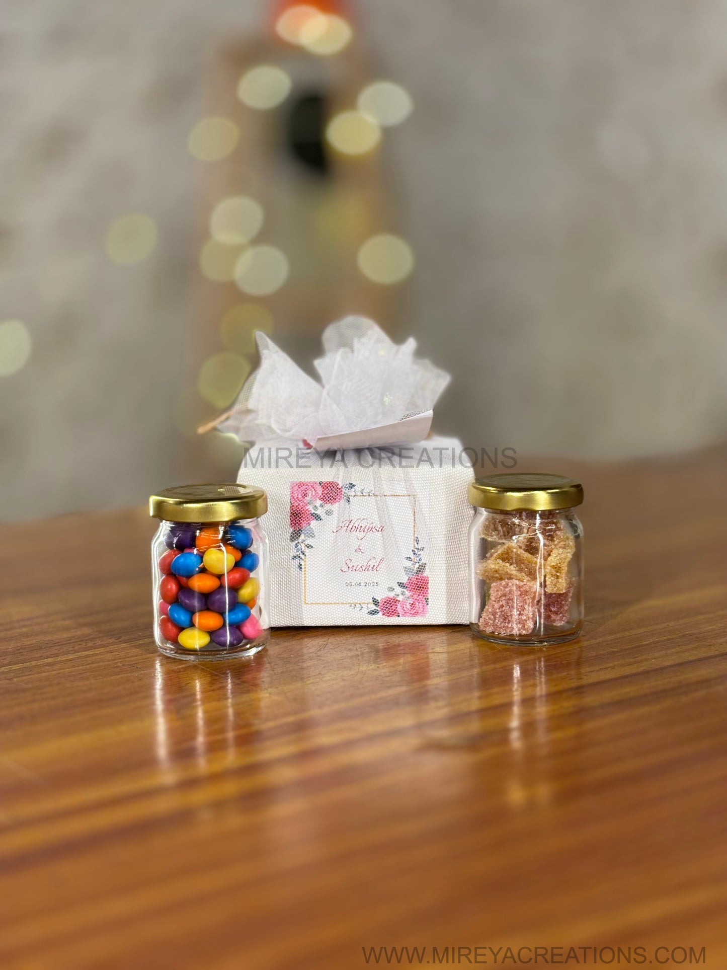 Candy Jar + Gems Jar | Decorative Candy Jar Return Gift | Birthday & Party Favor