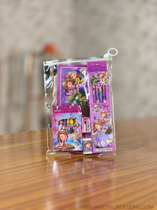 Cartoon Character Zipper Stationery Pouch Return Gift | Cute Kids Stationery Pouch | Birthday & School Event Favor Under ₹150