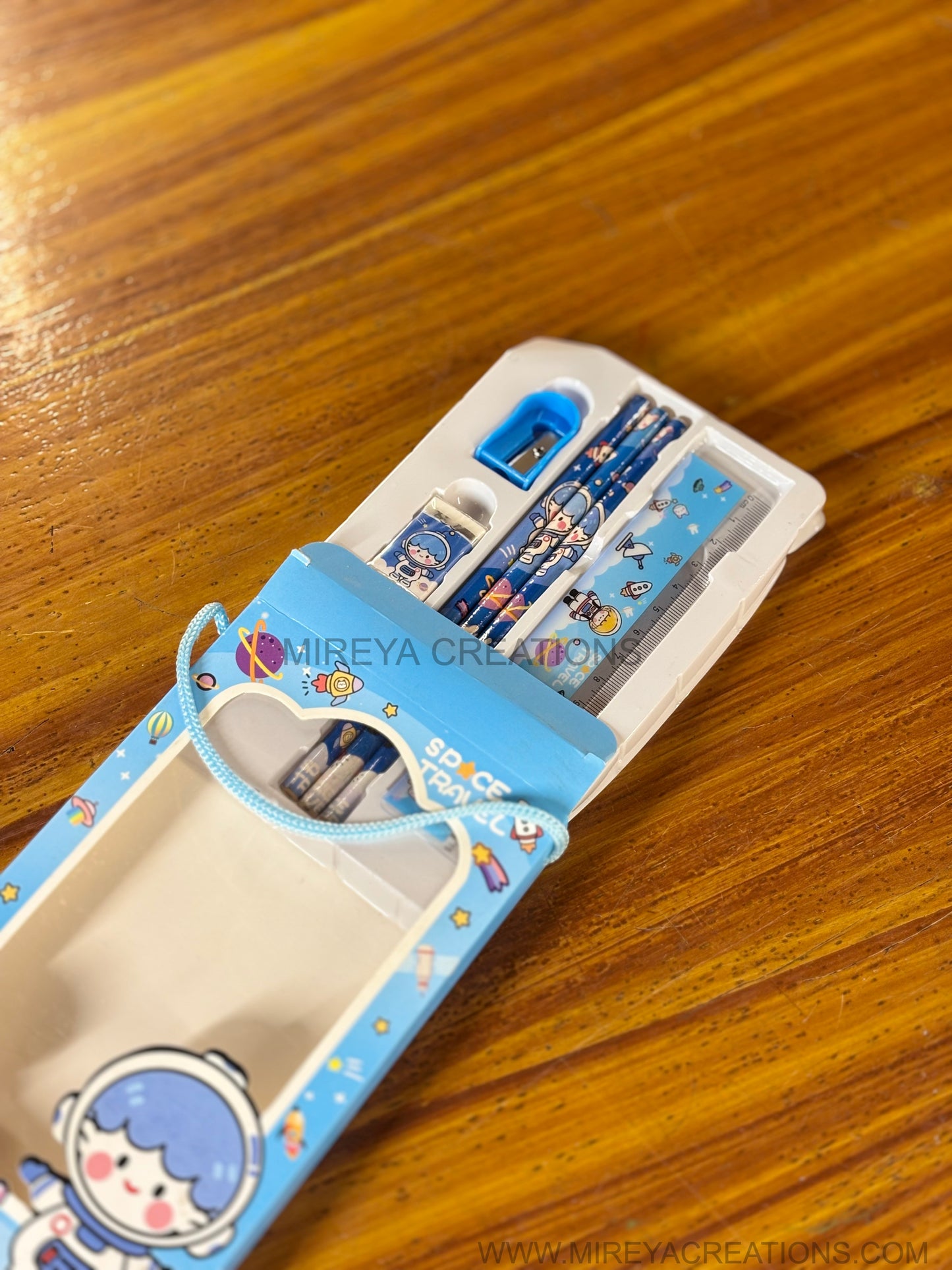 Cute Cartoon Kids Stationery Gift Set Return Gift | Pastel Themed Stationery Kit for Children | Birthday Party Favor Under ₹150