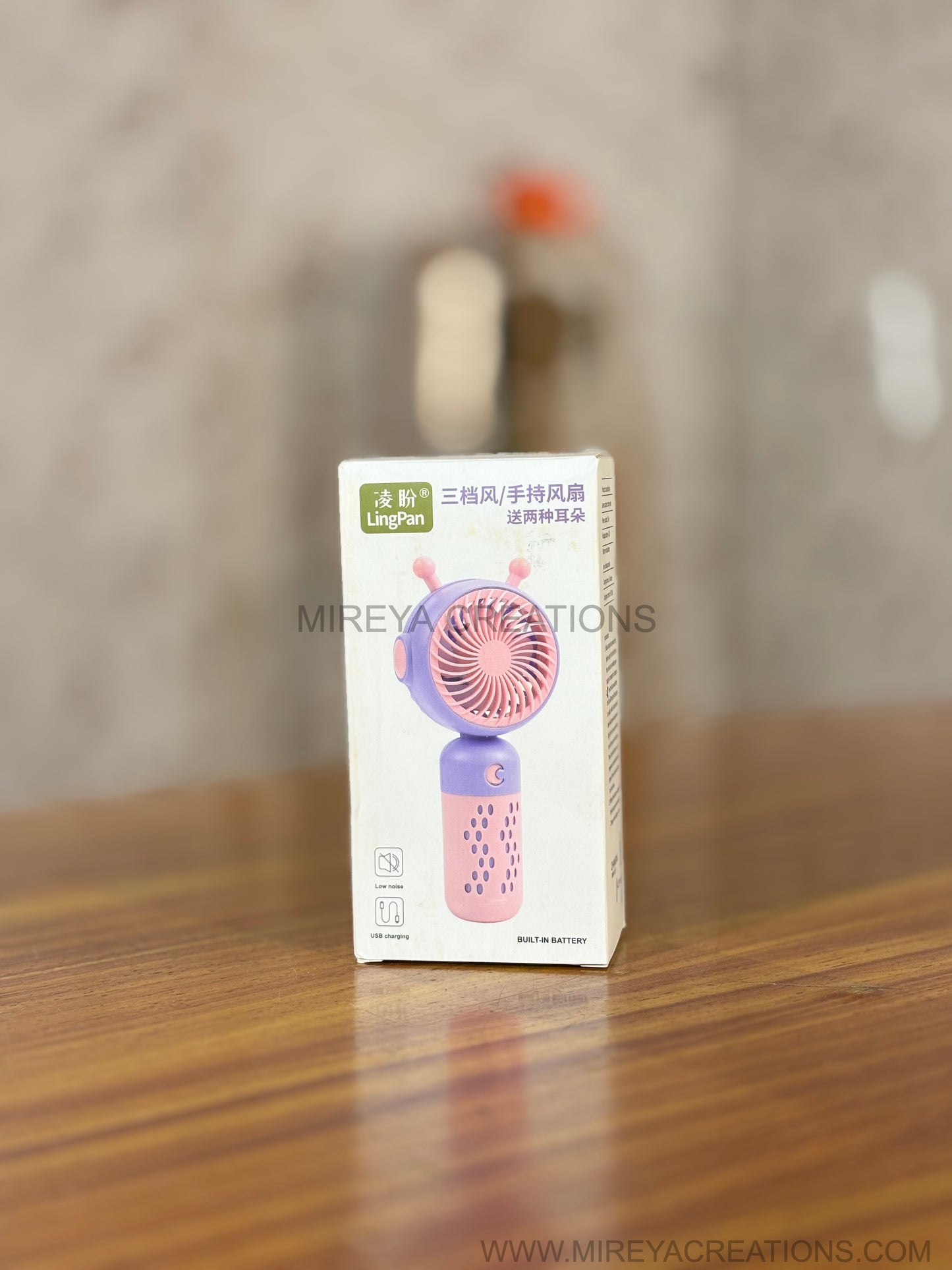 Pastel Rechargeable Mini Hand Fan Return Gift | Compact Table & Handheld Fan with Box Packing | Birthday & Utility Favor Under ₹250