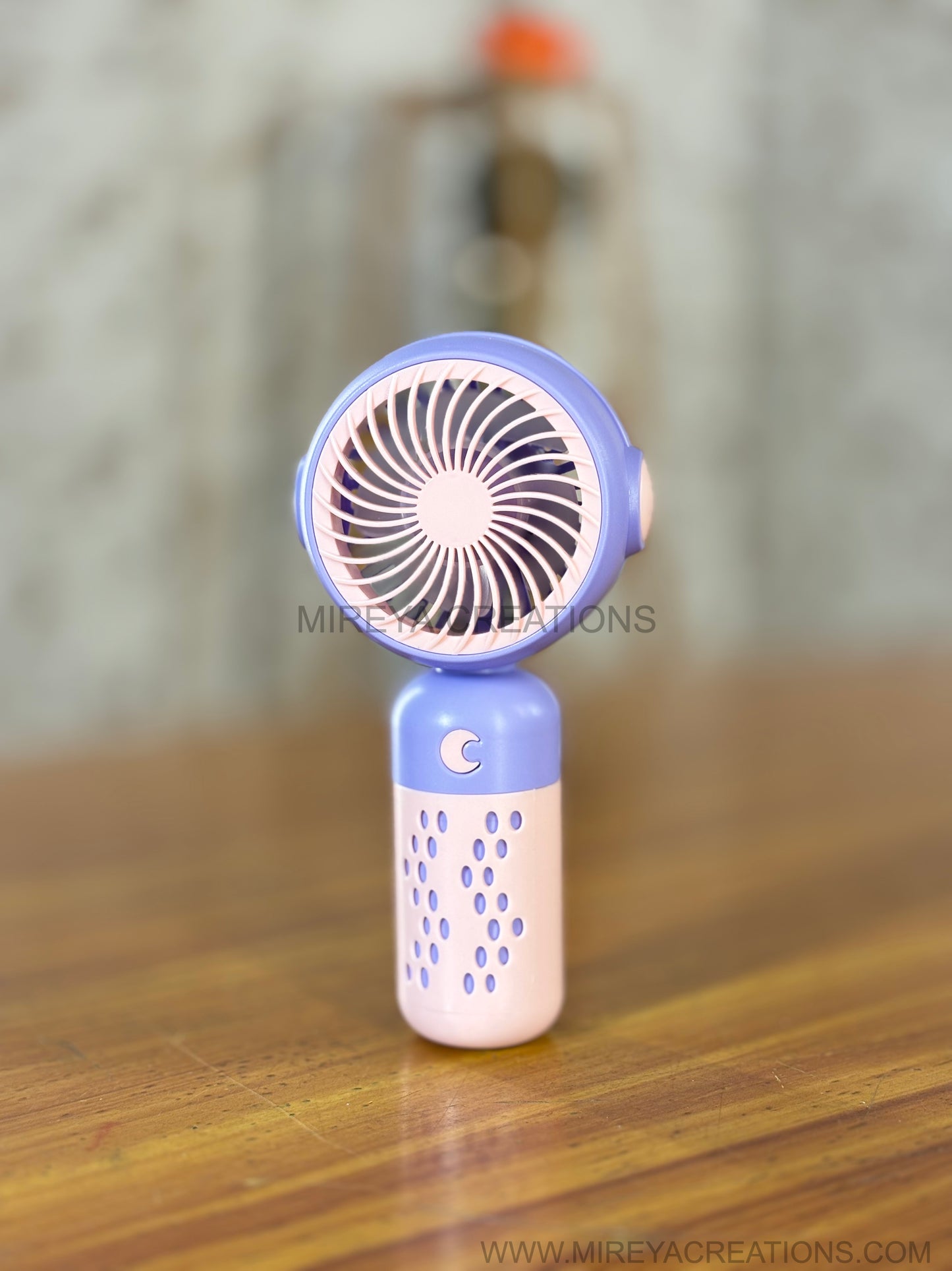 Pastel Rechargeable Mini Hand Fan Return Gift | Compact Table & Handheld Fan with Box Packing | Birthday & Utility Favor Under ₹250