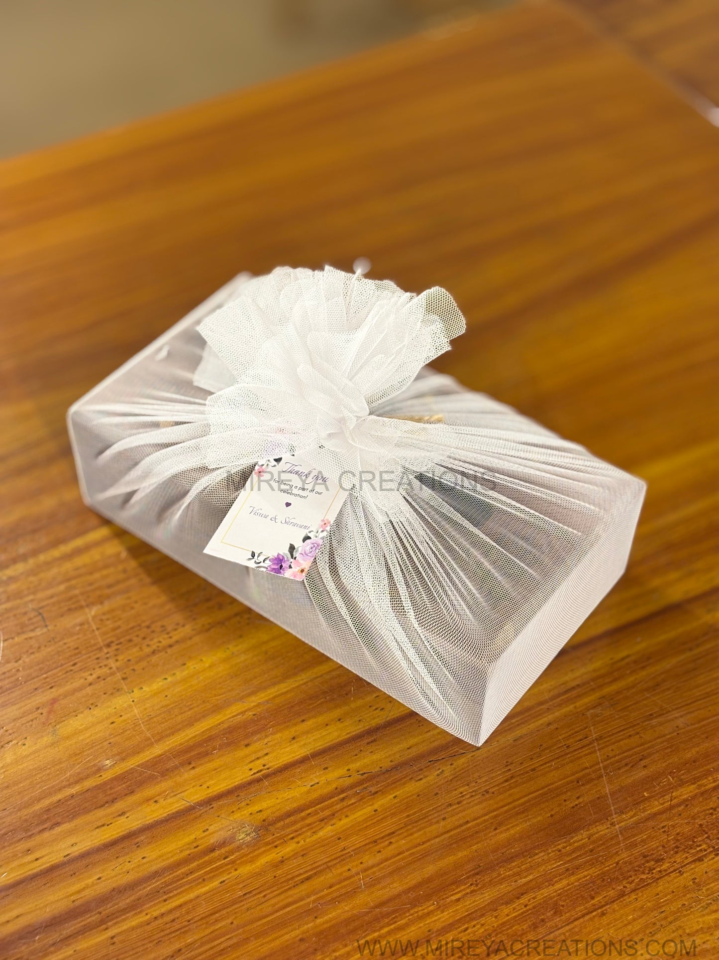 Rectangular Carved Wooden Tissue Box Return Gift | Handcrafted Floral Wooden Tissue Holder | Wedding & Housewarming Favor Under ₹400