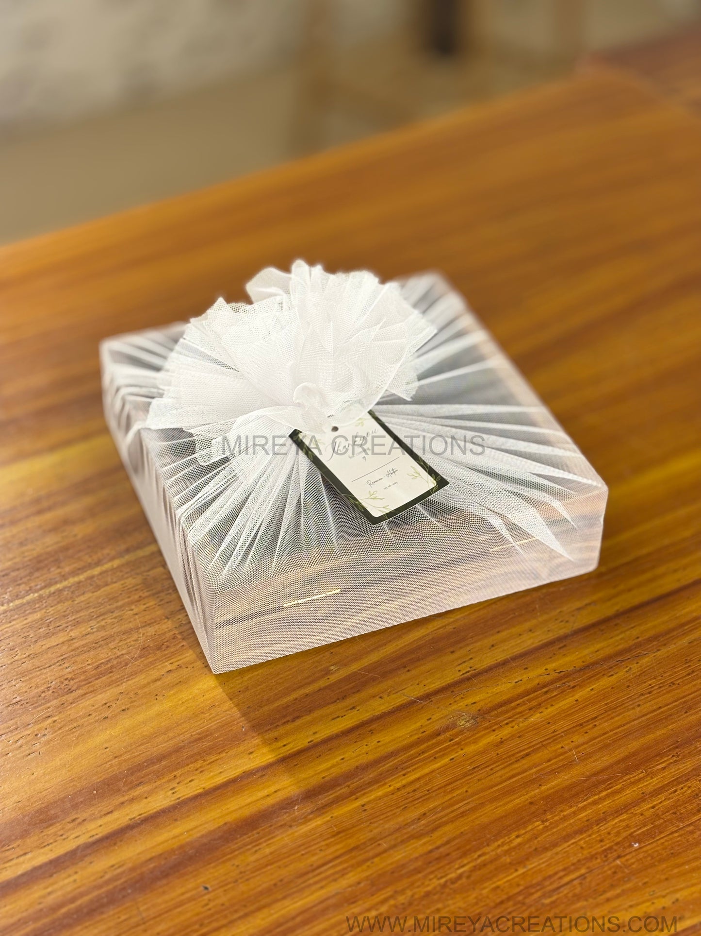 Wooden Masala & Dry Fruit Box Return Gift | Square Wooden Organizer with Spoon & Katoris | Wedding & Housewarming Favor Under ₹1500