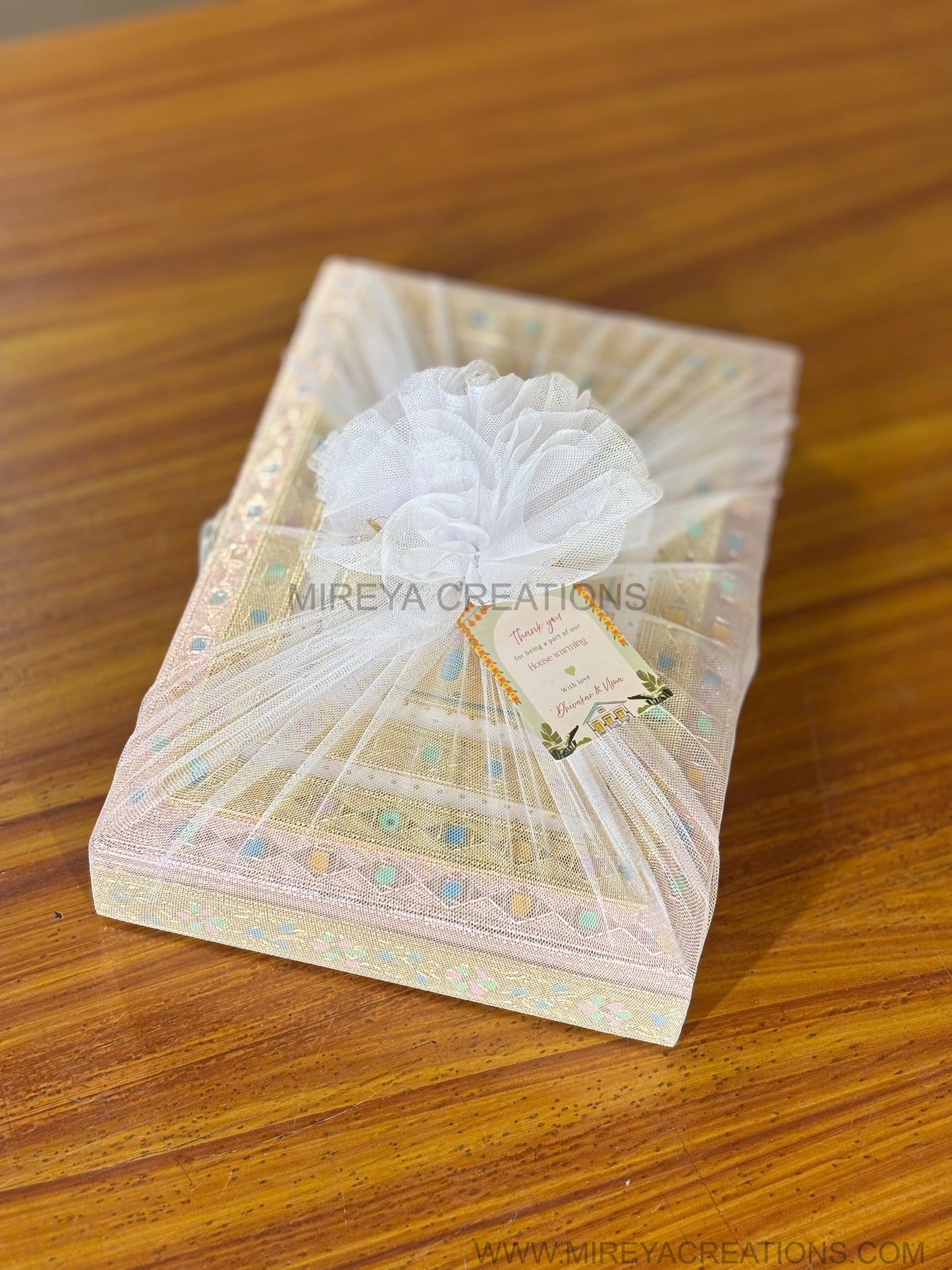 Pastel Meena Work Dry Fruit & Chocolate Hamper Return Gift | Decorative Meenakari Keepsake Box | Wedding & Festive Favor Under ₹1000