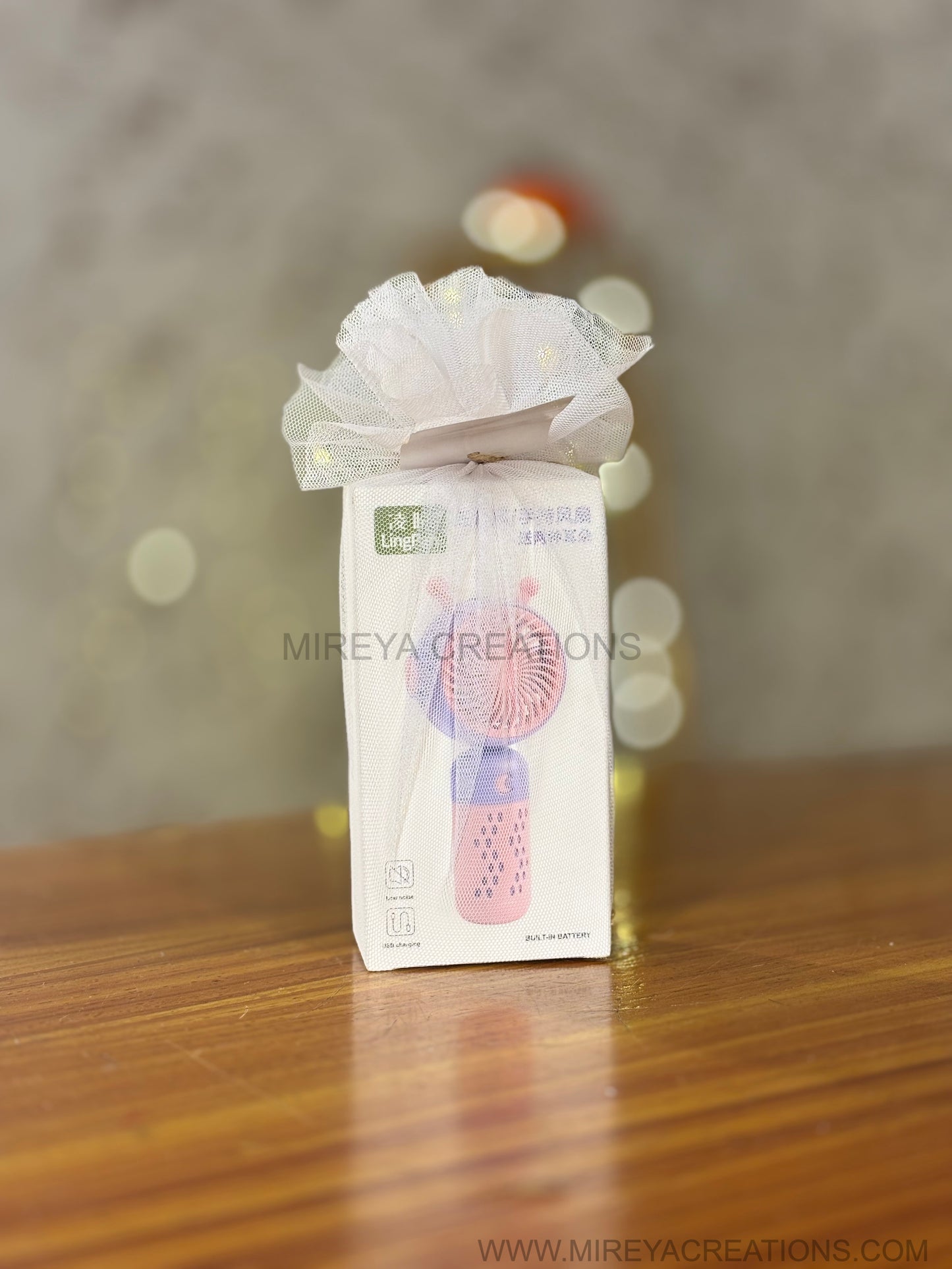 Pastel Rechargeable Mini Hand Fan Return Gift | Compact Table & Handheld Fan with Box Packing | Birthday & Utility Favor Under ₹250