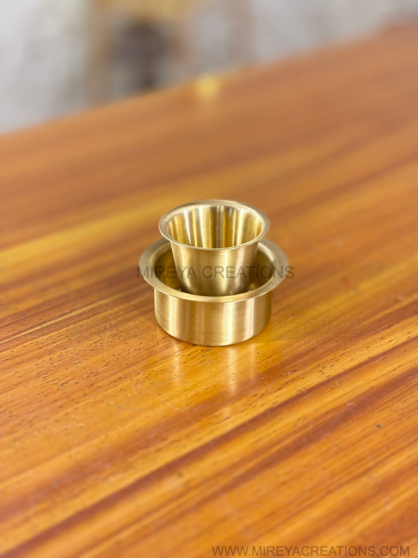 Large Brass Dabara Set | Traditional Large Brass Dabara Under ₹400 | Wedding & Puja Favor