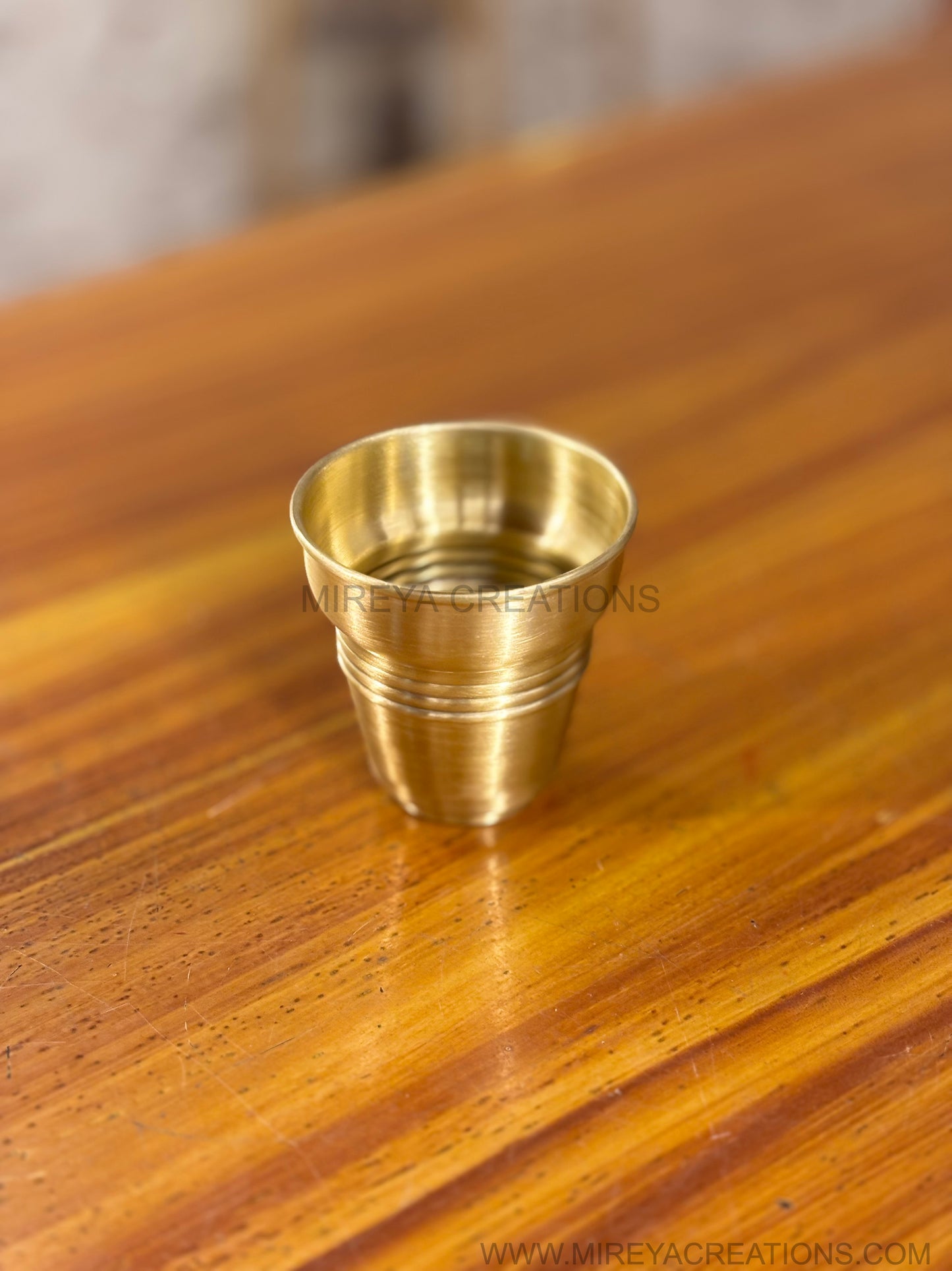 Mini Brass Puja Tumbler Return Gift | Handcrafted Brass Glass Under ₹500 | Wedding & Housewarming Favor