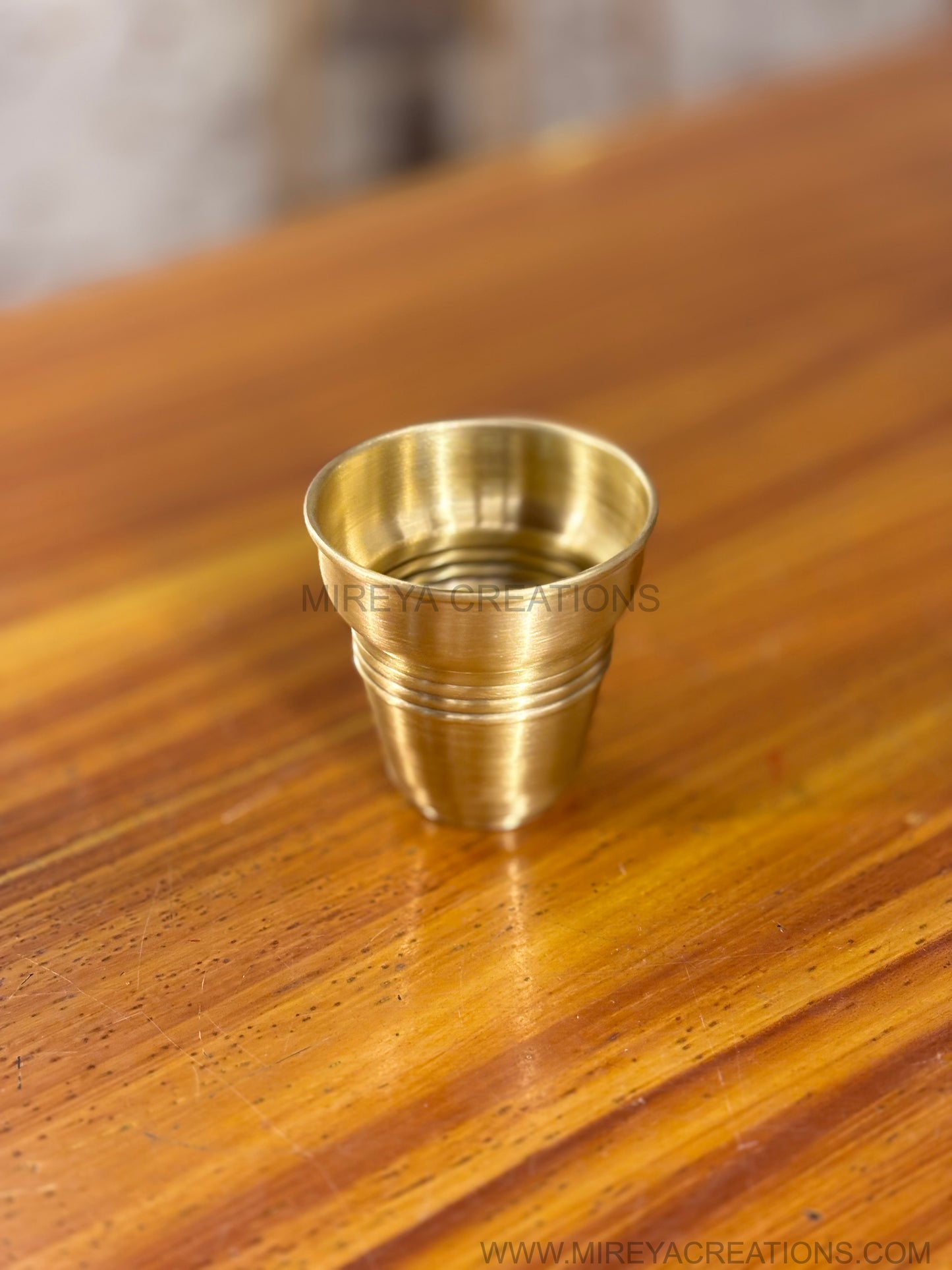 Mini Brass Puja Tumbler Return Gift | Handcrafted Brass Glass Under ₹500 | Wedding & Housewarming Favor