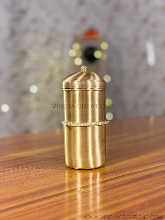 Brass Filter Coffee Maker Return Gift | Handcrafted Brass Coffee Filter Under ₹1200 | Wedding & Festive Favor