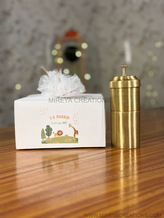 Mini Brass Degree Coffee Filter Return Gift | South Indian Coffee Filter Under ₹1000 | Wedding & Puja Favor