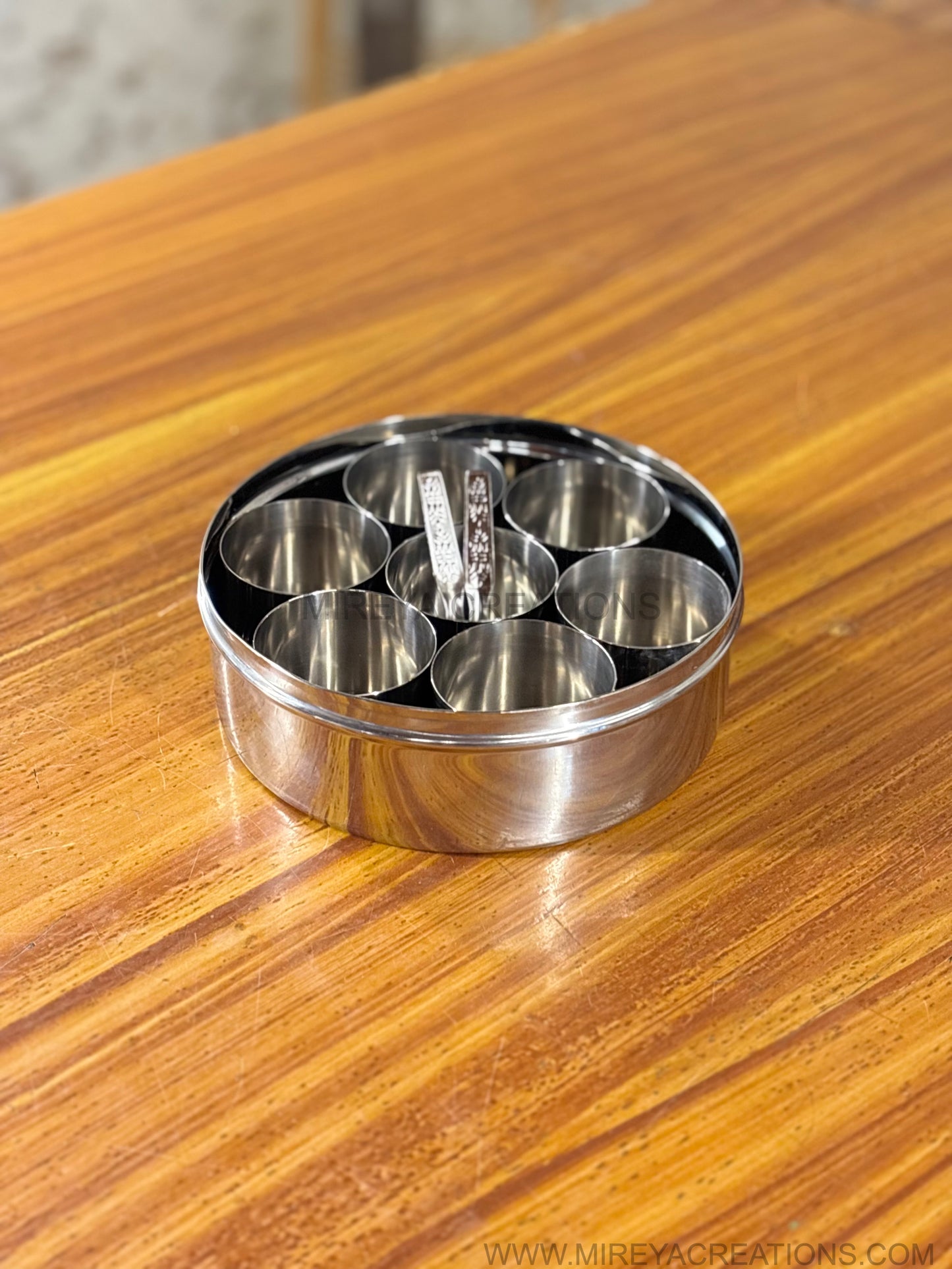 Steel Spice Box Return Gift | Stainless Steel Spice Container Under ₹600 | Wedding & Festive Favor