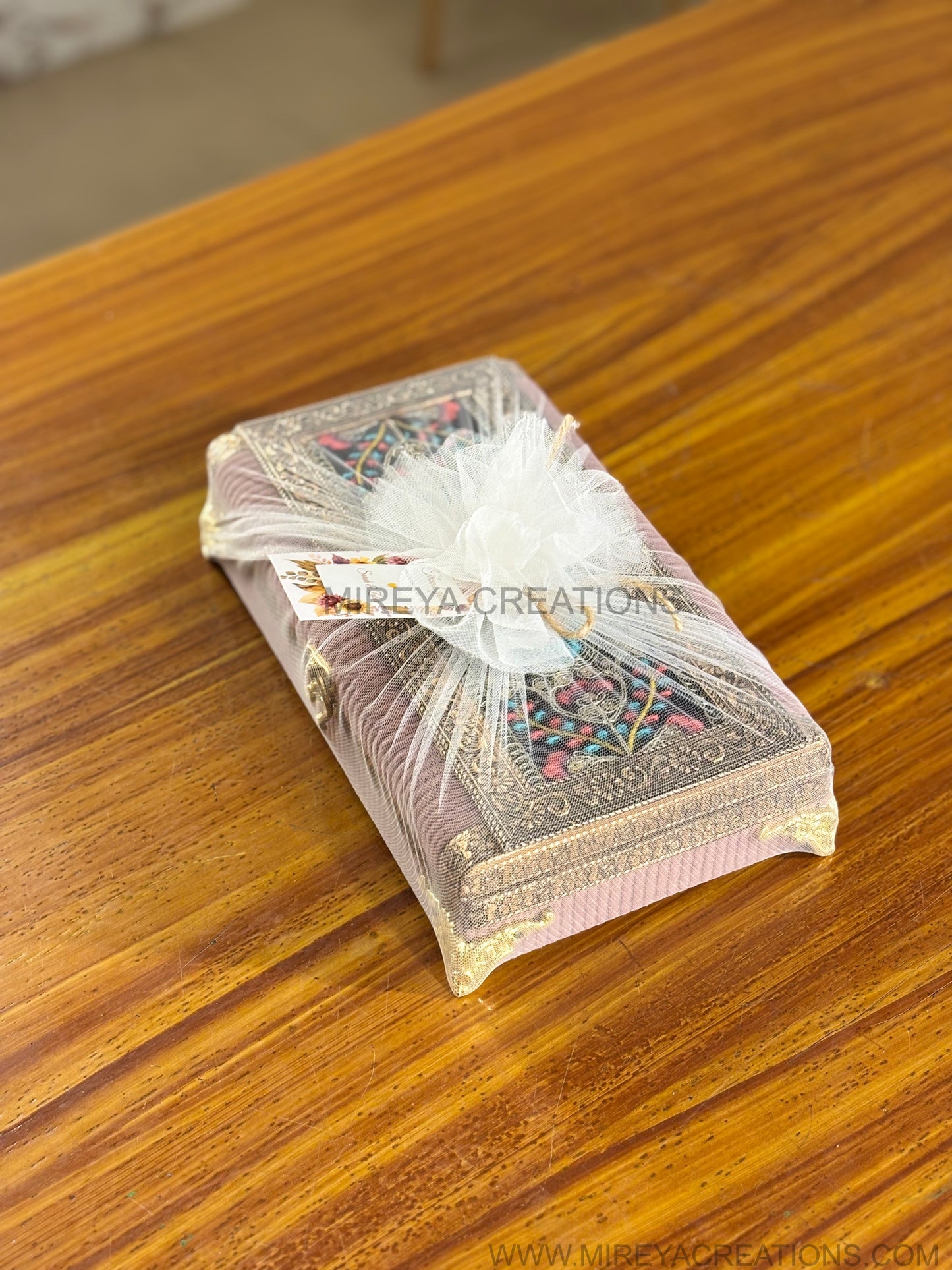 Antique Finish Rectangular Box Return Gift | Decorative Storage Box Under ₹500 | Wedding & Puja Favor