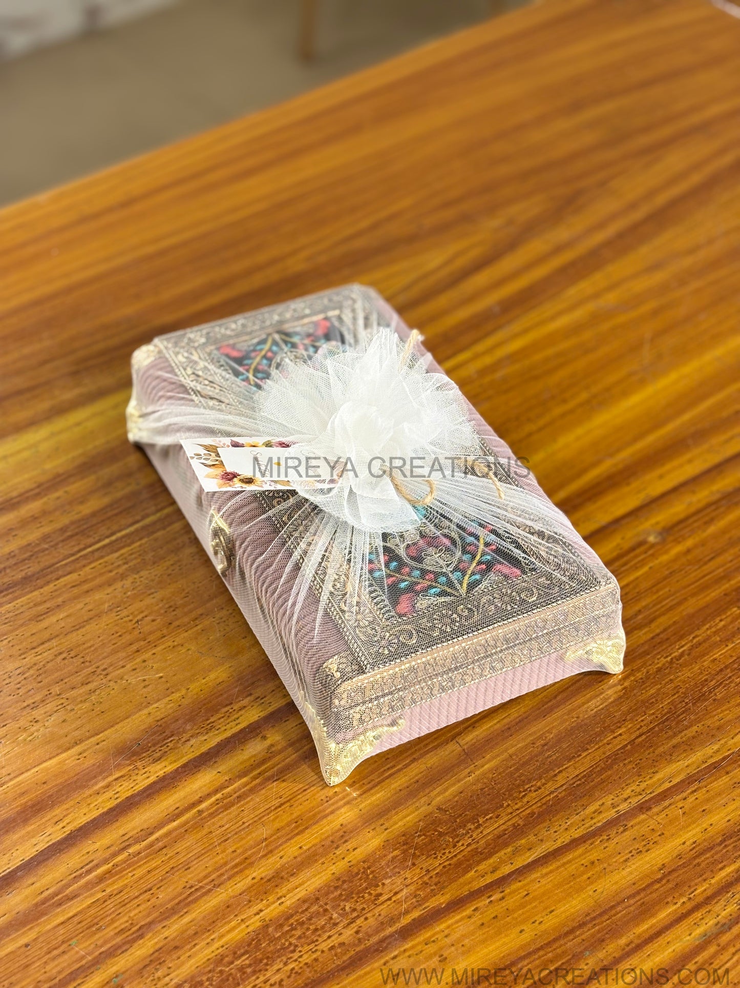 Antique Finish Rectangular Box Return Gift | Decorative Storage Box Under ₹500 | Wedding & Puja Favor