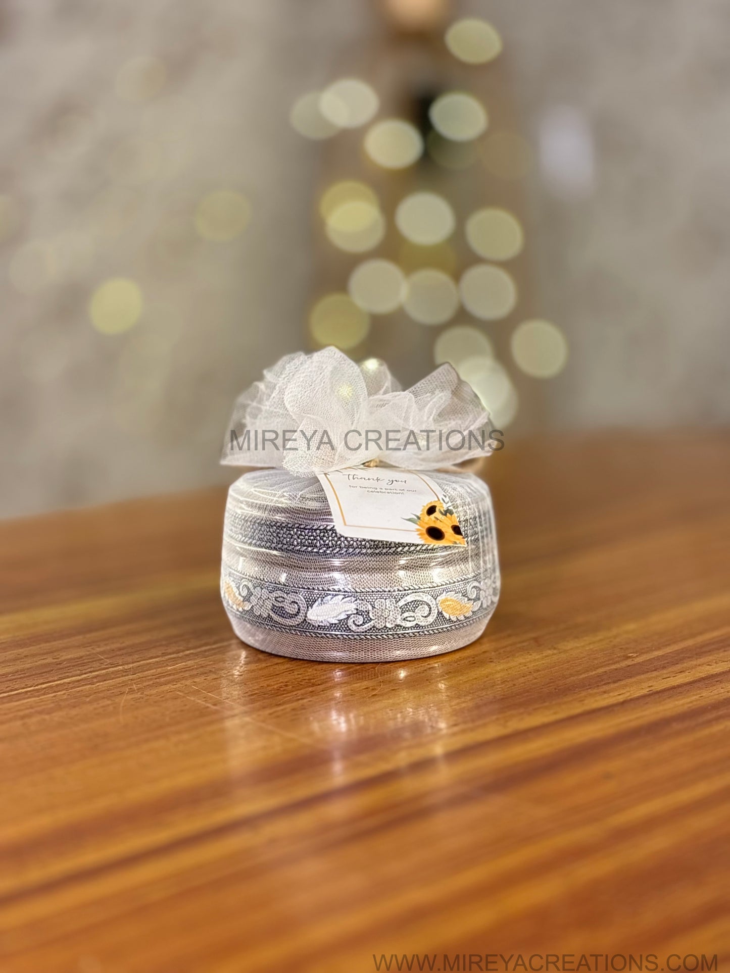 Silver Meenakari Box with Transparent Lid Return Gift | Decorative Meenakari Sweet Box with Transparent Lid | Wedding & Housewarming Favor Under ₹200