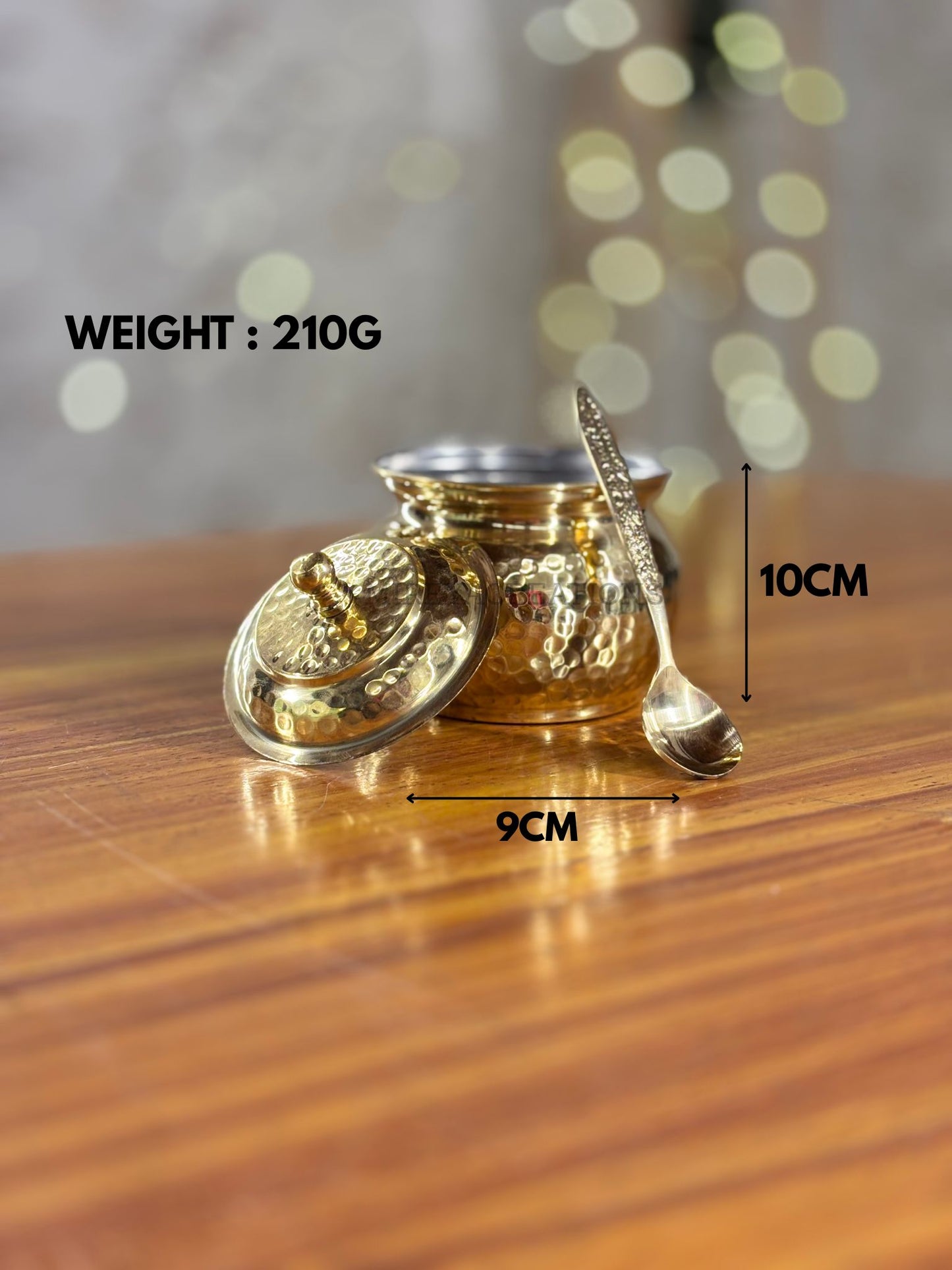 Brass Ghee Pot Return Gift | Traditional Brass Ghee Pot in Pastel Gift Box | Wedding & Housewarming Favor Under ₹1300