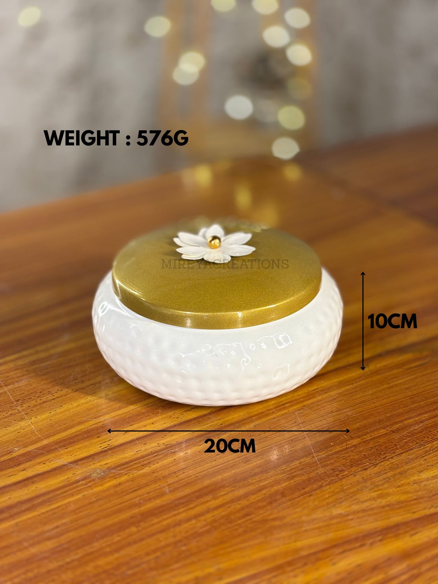 8 Inch White Jar Return Gift | Large Decorative White Jar | Wedding & Party Favor Under ₹300