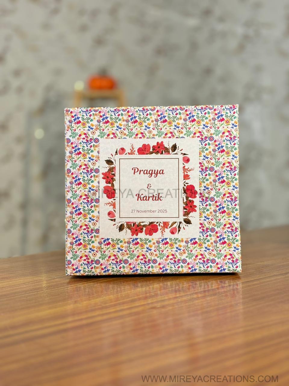Printed Steel Bottle Gift Set Return Gift | Cone Jar, Potpourri Bowl & Chocolates Combo | Wedding & Housewarming Favor Under ₹1100