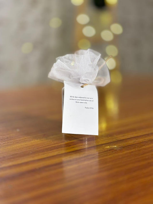 Mini Jar Candle 60ml Return Gift Under 100 Rs - Scented Glass Candle Wedding Favor - Mireya Creations