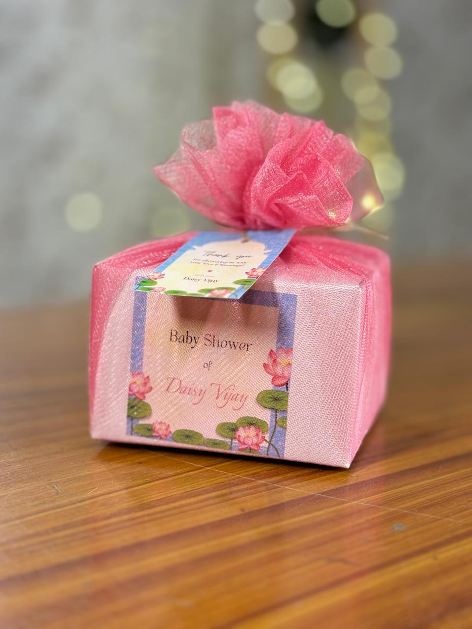 Meenakari Glass + Haldi & KumKum + Chocolates | Custom Return Gift Set | Wedding & Event Favor