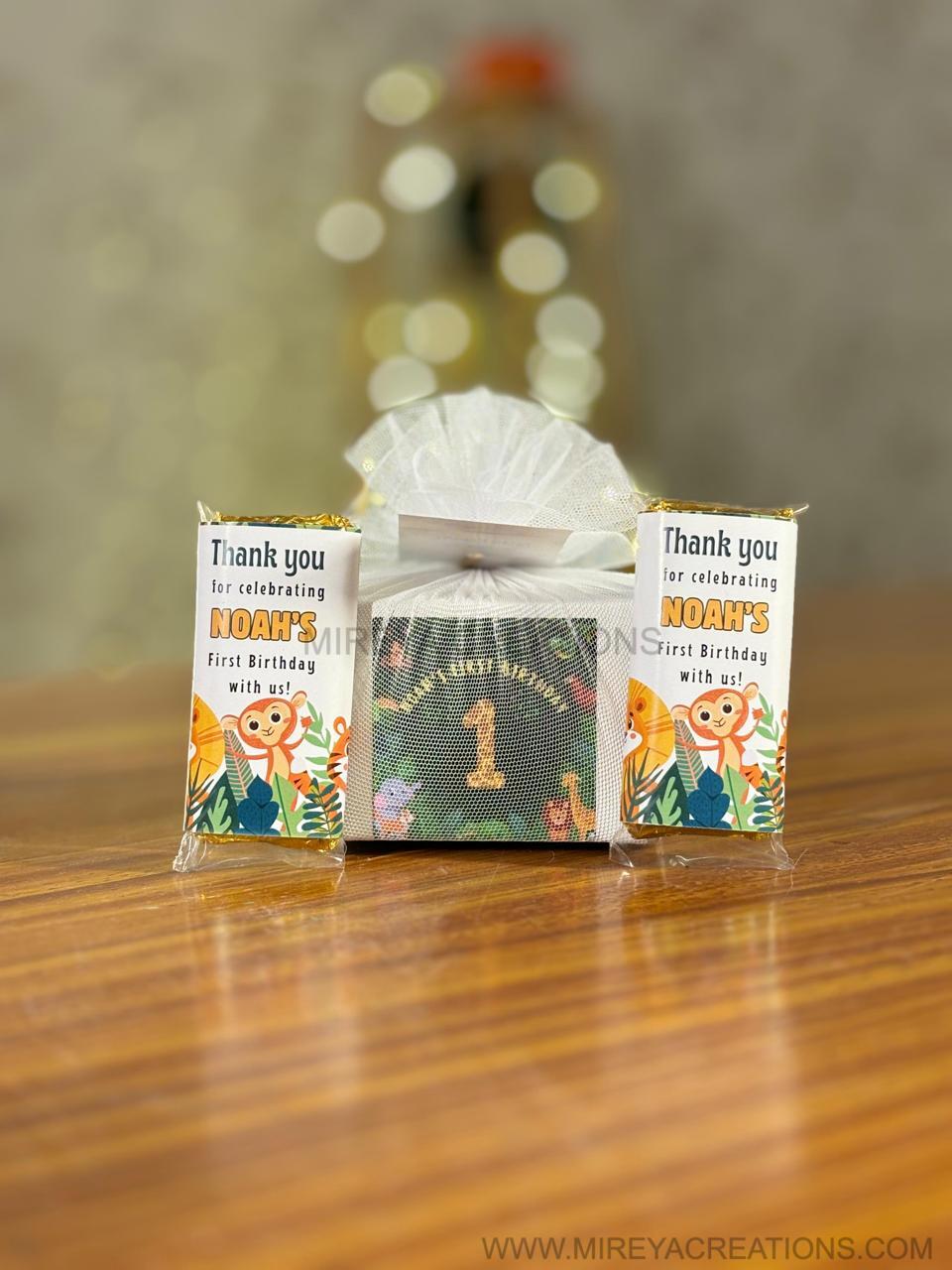 2 Pcs Customised Chocolate Bars | Personalized Chocolate Return Gift | Wedding Favor Under ₹100