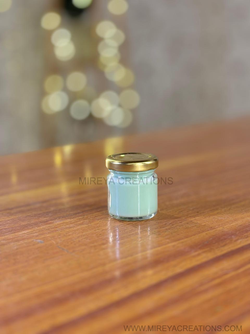 Scented Mini Jar Candle 40ml Return Gift | Small Scented Candle Under ₹50 | Wedding & Housewarming Favor
