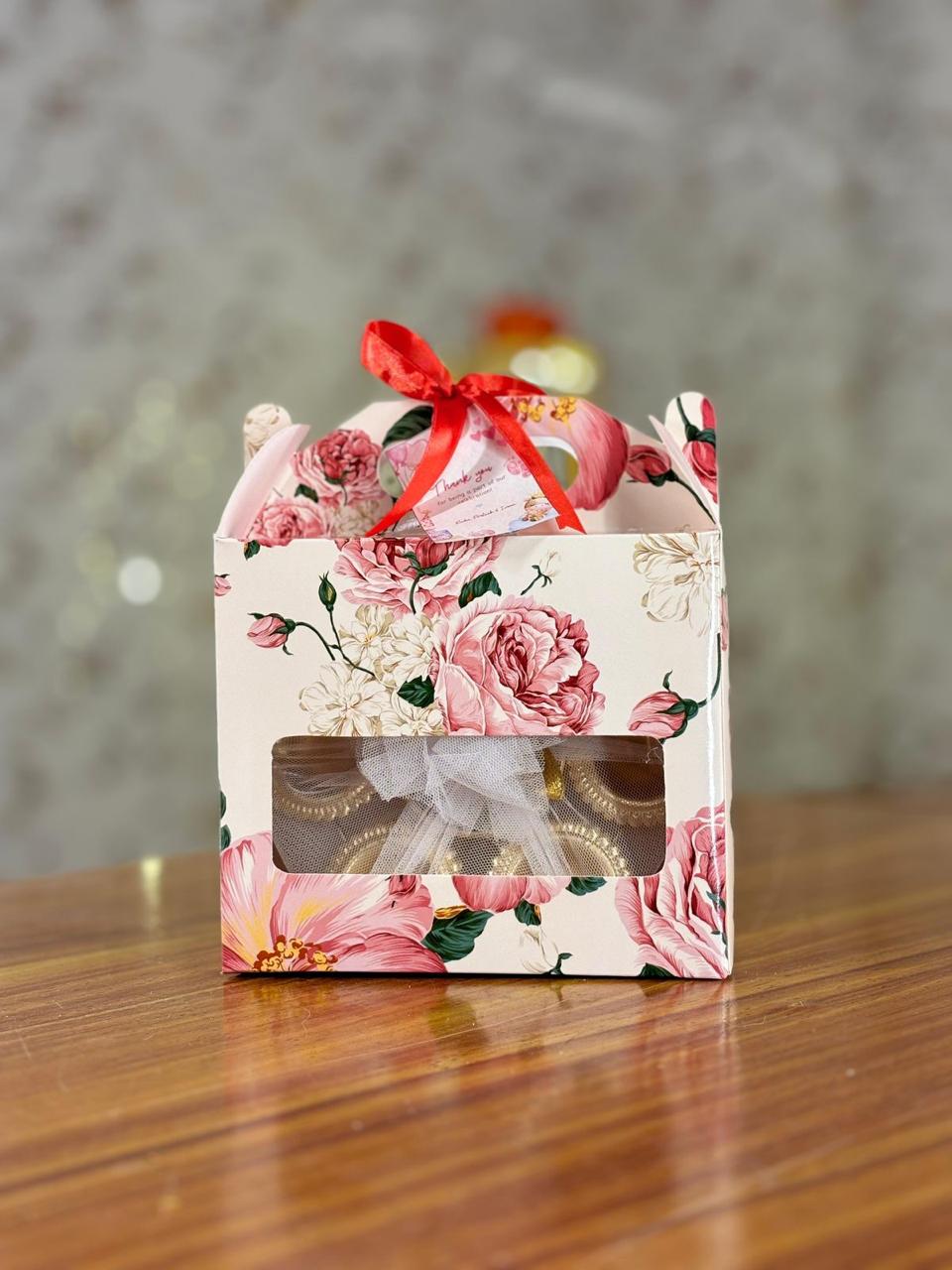 Decorative Urli Return Gift | Traditional Urli with Haldi-Kumkum | Wedding & Puja Favor Under ₹200