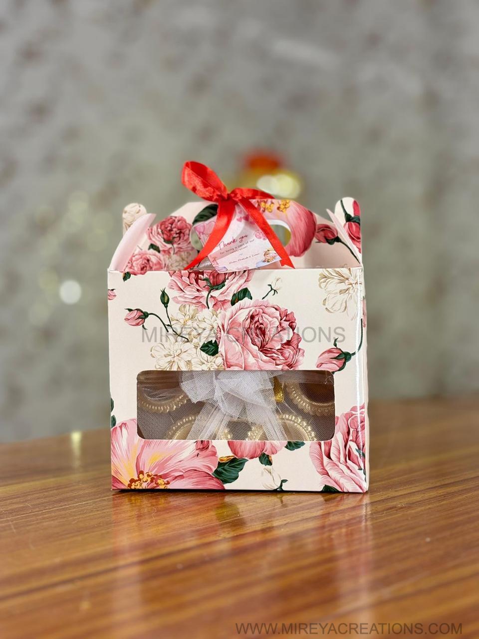 Decorative Urli Return Gift | Traditional Urli with Haldi-Kumkum | Wedding & Puja Favor Under ₹200