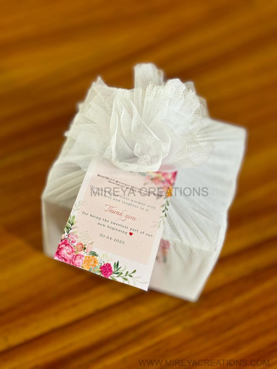 Meenakari Glass & Plate with Nuts Pouch Return Gift | Decorative Traditional Set | Wedding & Festive Favor Under ₹500