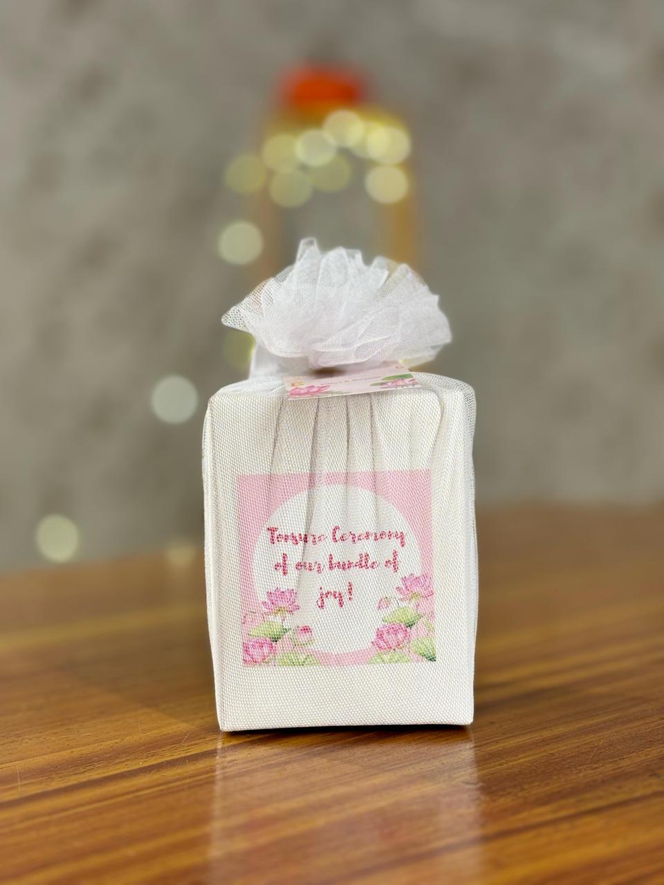 White Cone Jar With Chocolates Return Gift | Elegant Cone Jar Gift Set | Wedding & Party Favor Under ₹300