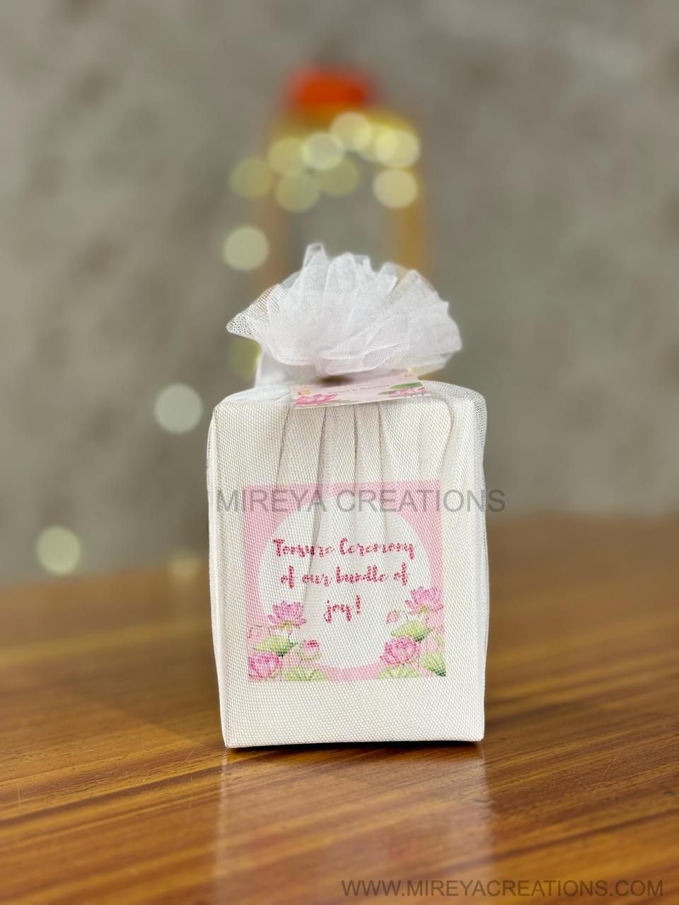 White Cone Jar With Chocolates Return Gift | Elegant Cone Jar Gift Set | Wedding & Party Favor Under ₹300