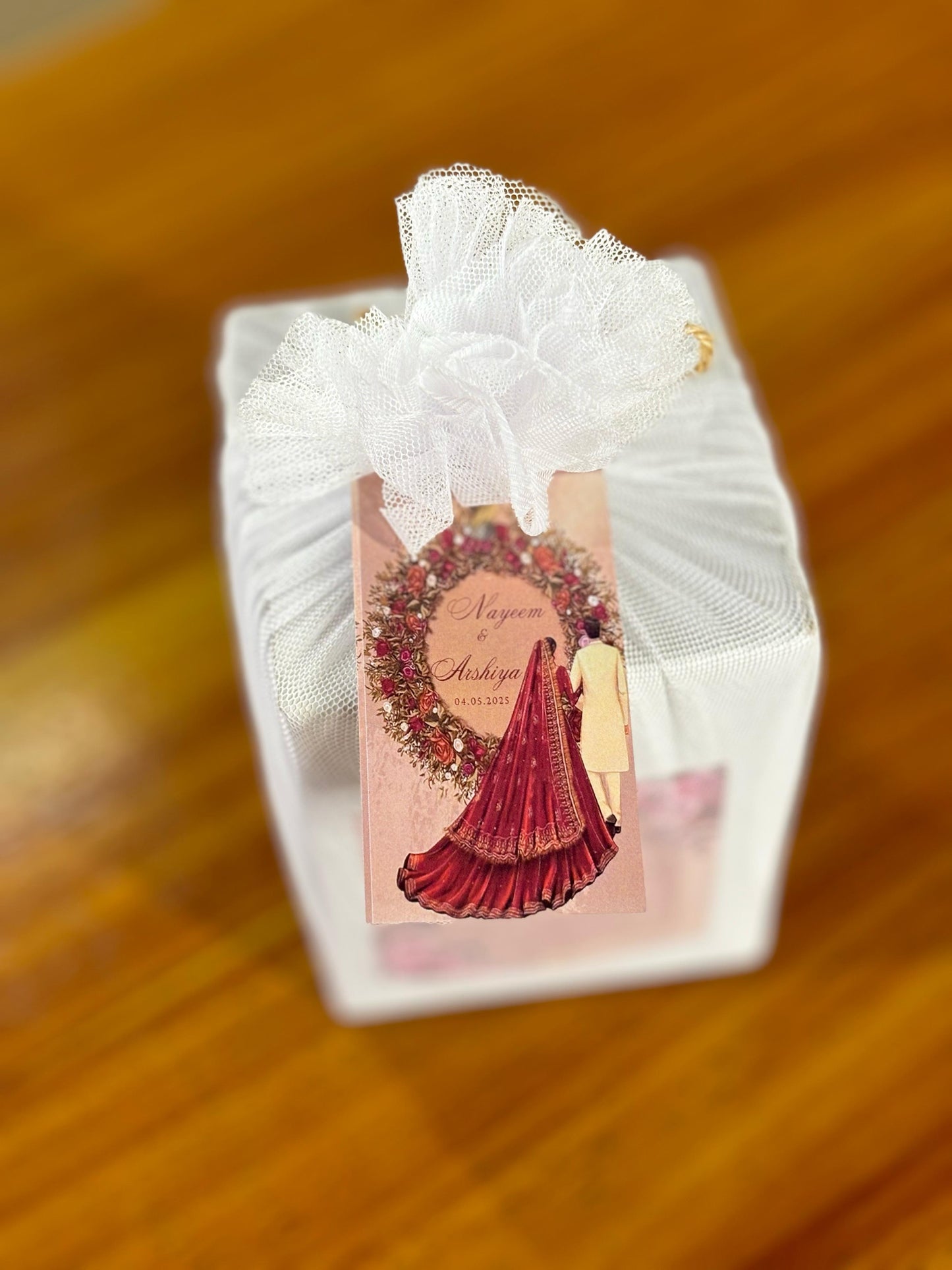 Printed Cone Jar Return Gift | Decorative Jar With Nuts | Wedding & Festive Favor Under ₹500