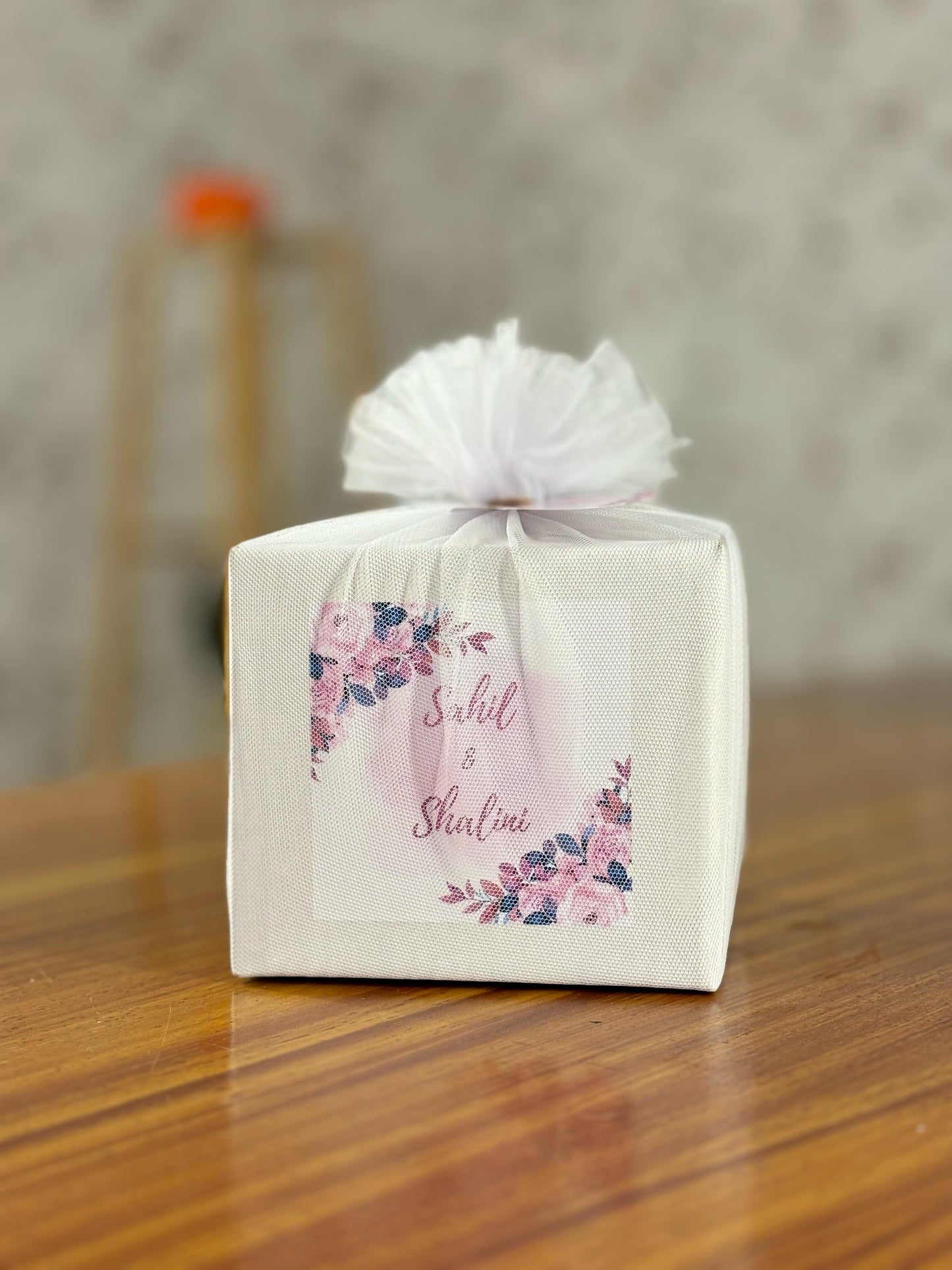 Printed Tin Candle, Potpourri Bowl, Nuts Jar & Customised Chocolate Bar | Premium Scented Candle Set | Wedding & Party Favor Under ₹600