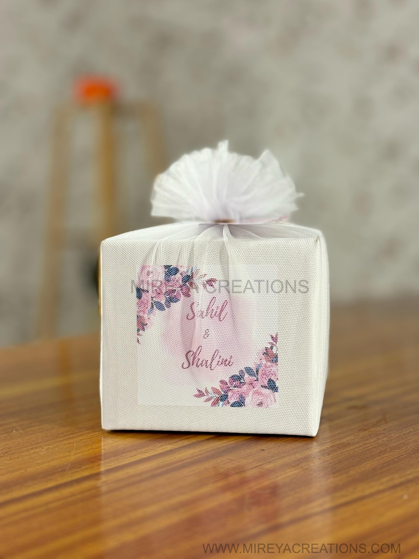 Printed Tin Candle, Potpourri Bowl, Nuts Jar & Customised Chocolate Bar | Premium Scented Candle Set | Wedding & Party Favor Under ₹600