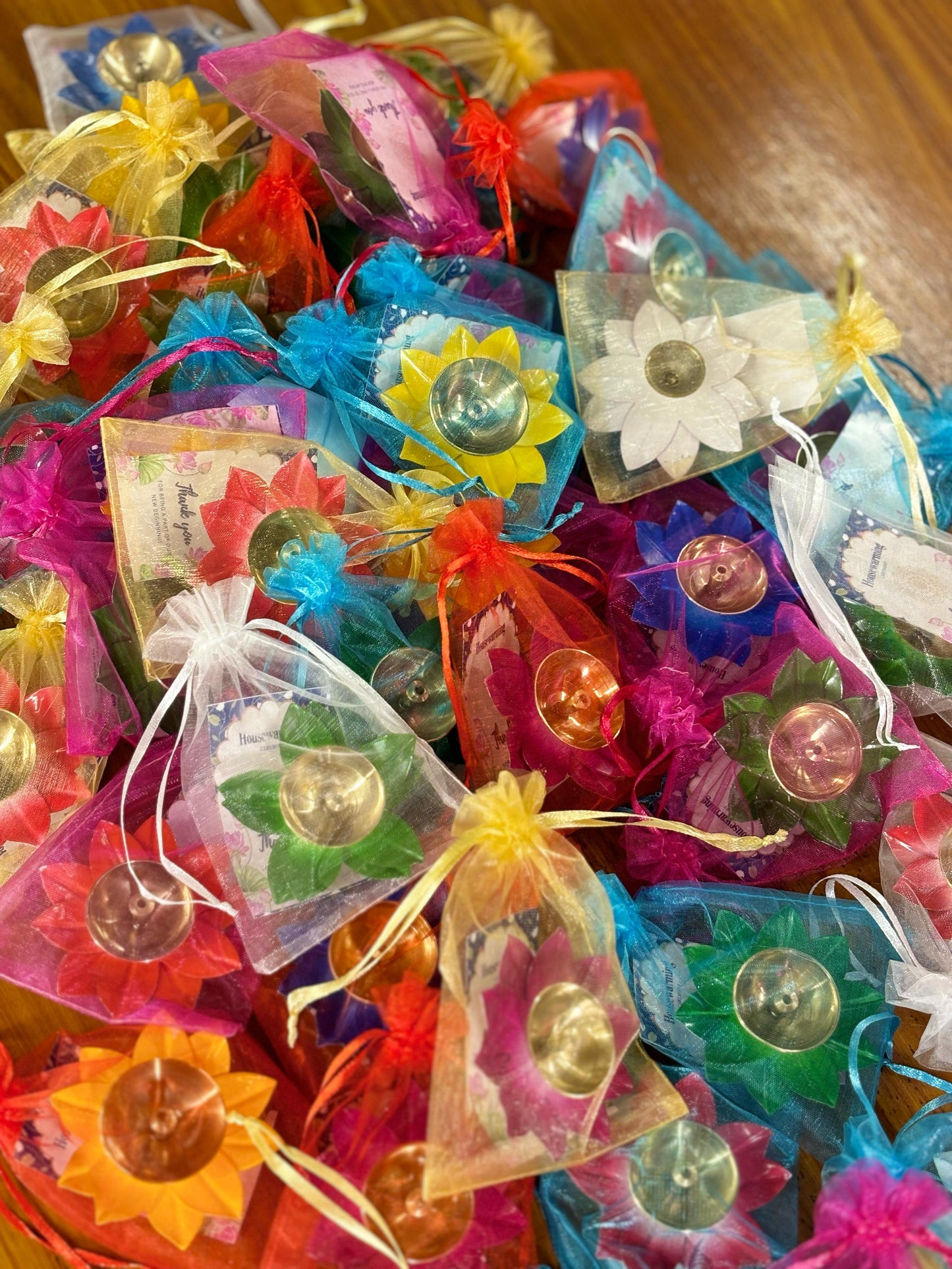 Colourful Lotus Diya Return Gift | Decorative Diya Under ₹100 | Diwali & Wedding Favor