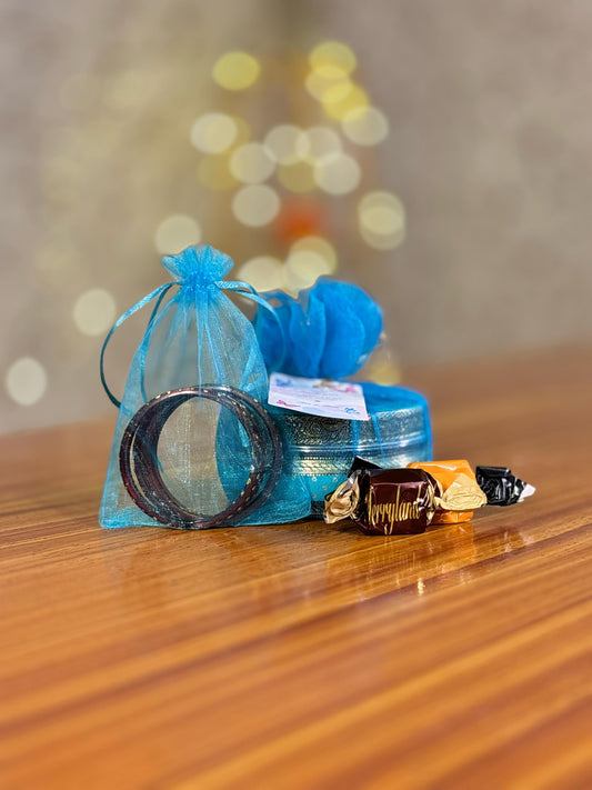 Meenakari Box With Bangles & Chocolates Return Gift | Traditional Meenakari Gift Set | Wedding & Pooja Favor Under ₹300